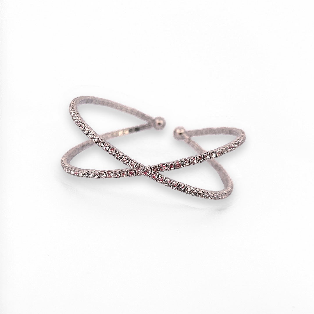 X White Crystal Bracelet