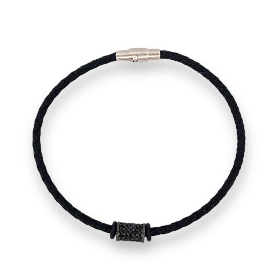 Crystal Leather Bracelet