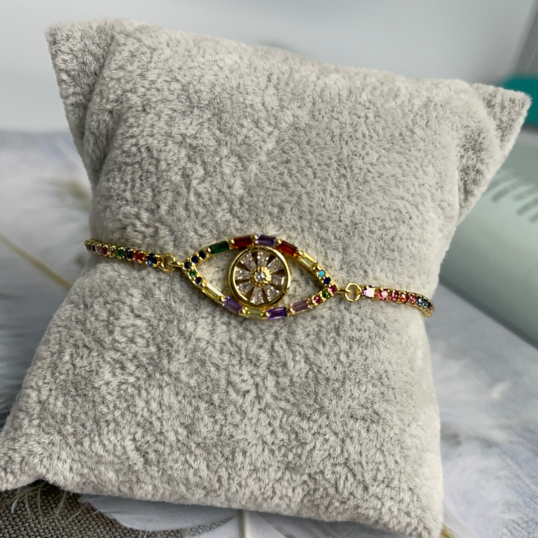 Full Color Evil Eye Bracelet