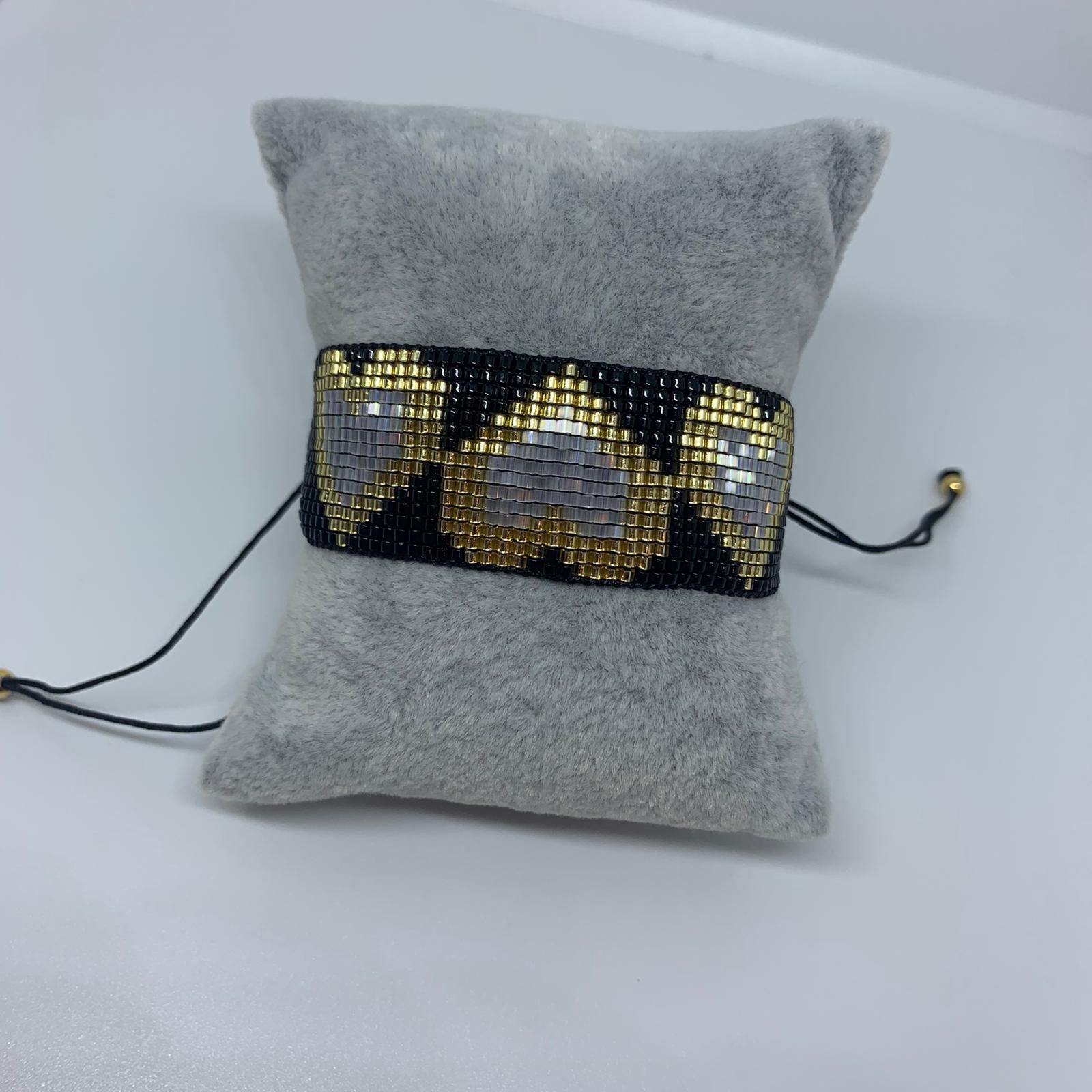 Three Heart Beaded $30