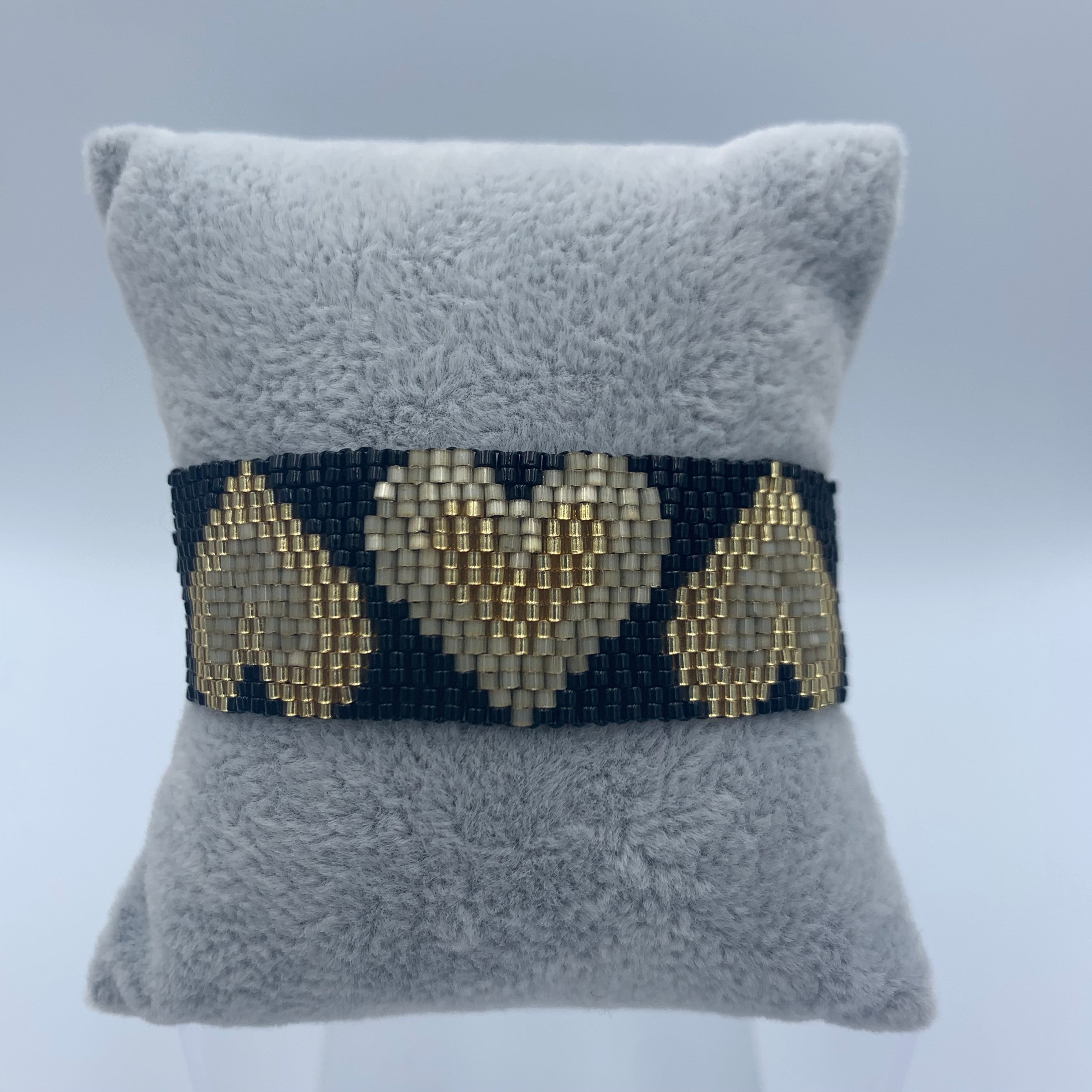 Three Heart Beaded $30