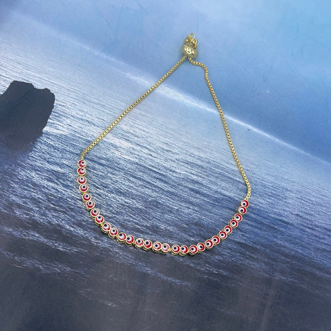 Skinny Evil Eye Bracelet