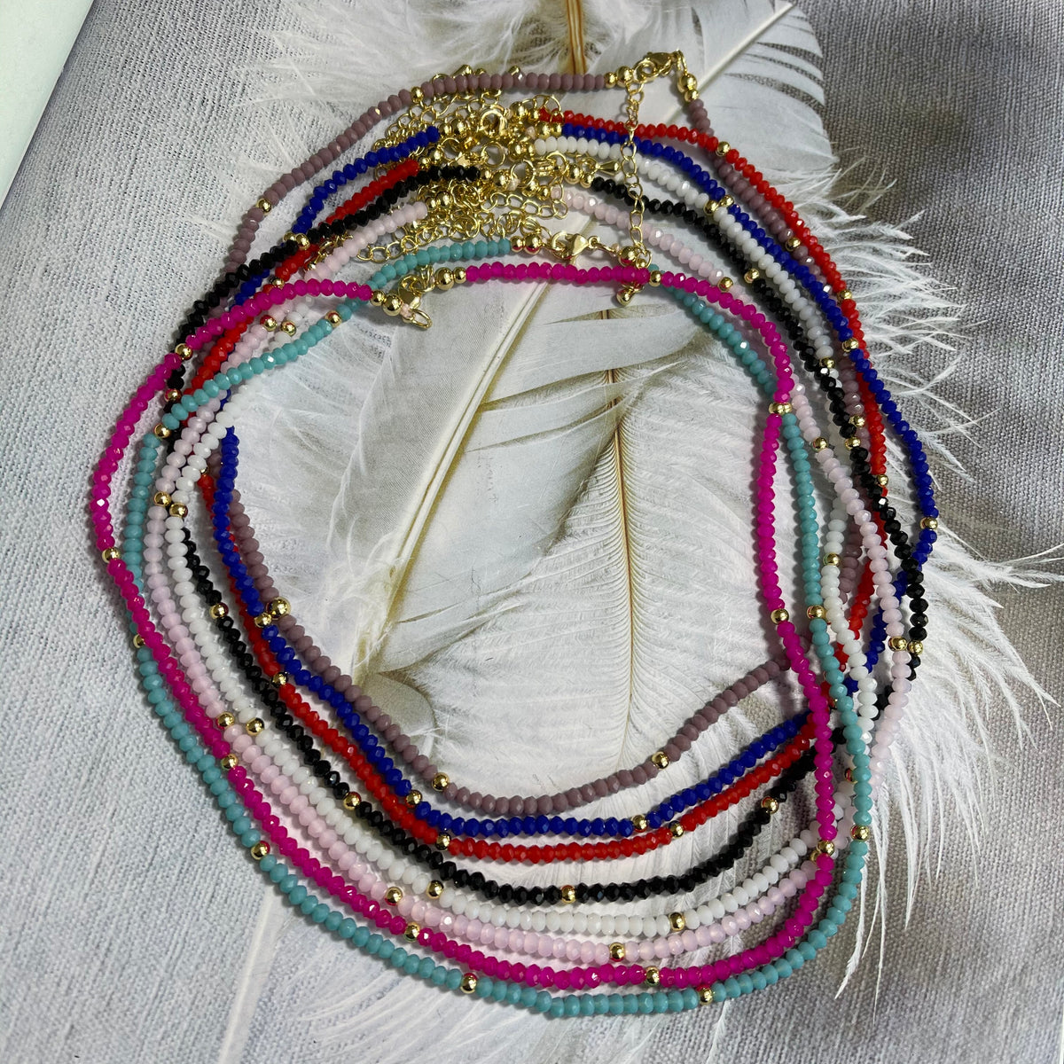Crystal Colors Chokers