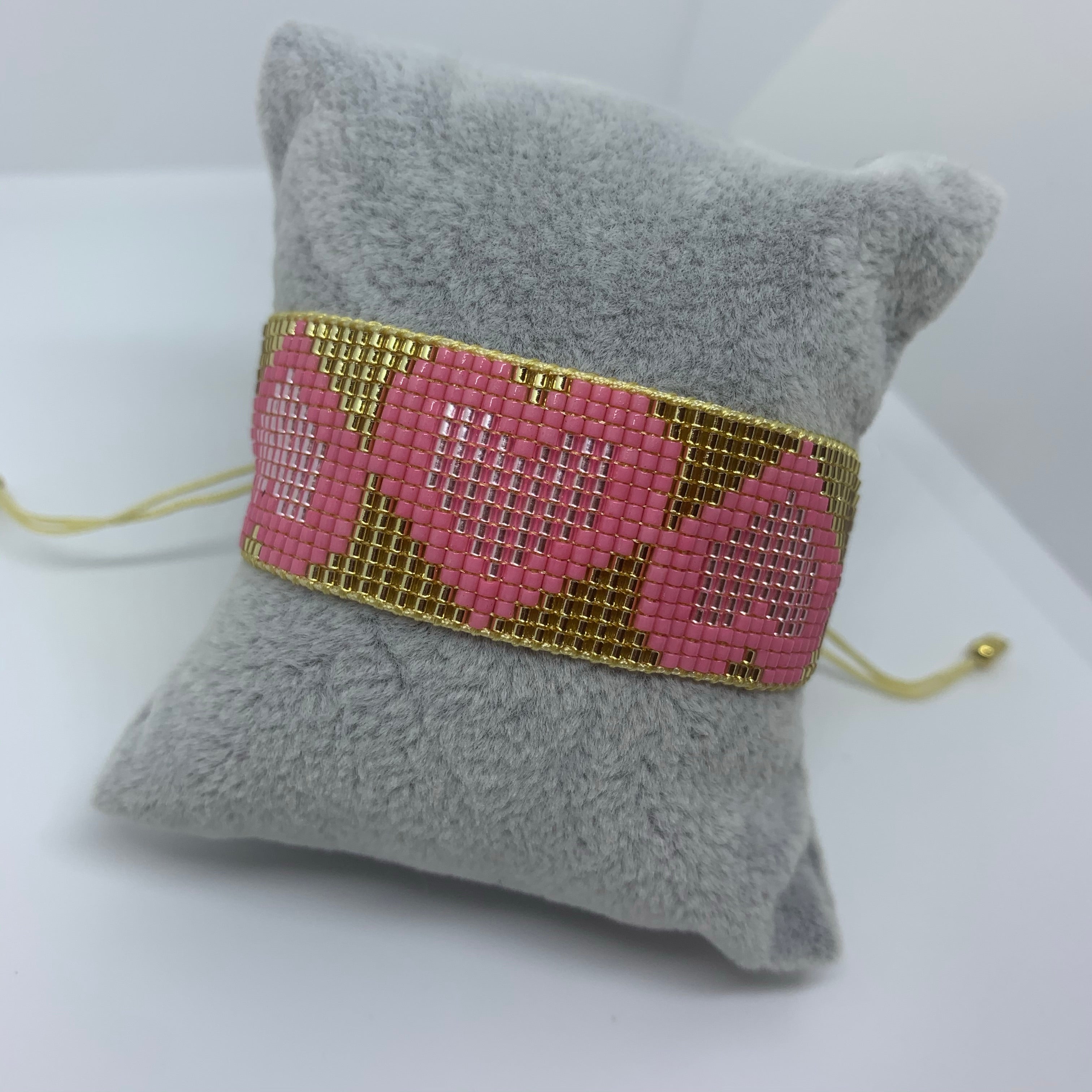 Three Heart Beaded $30