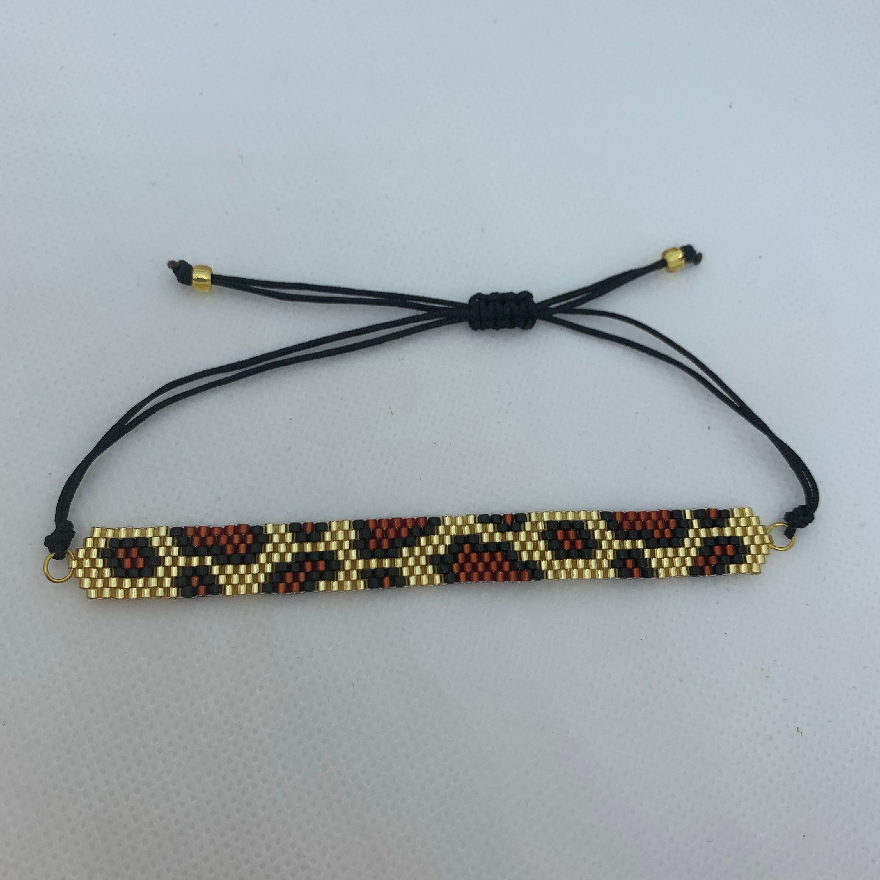 Animal Print Beaded Bracelet