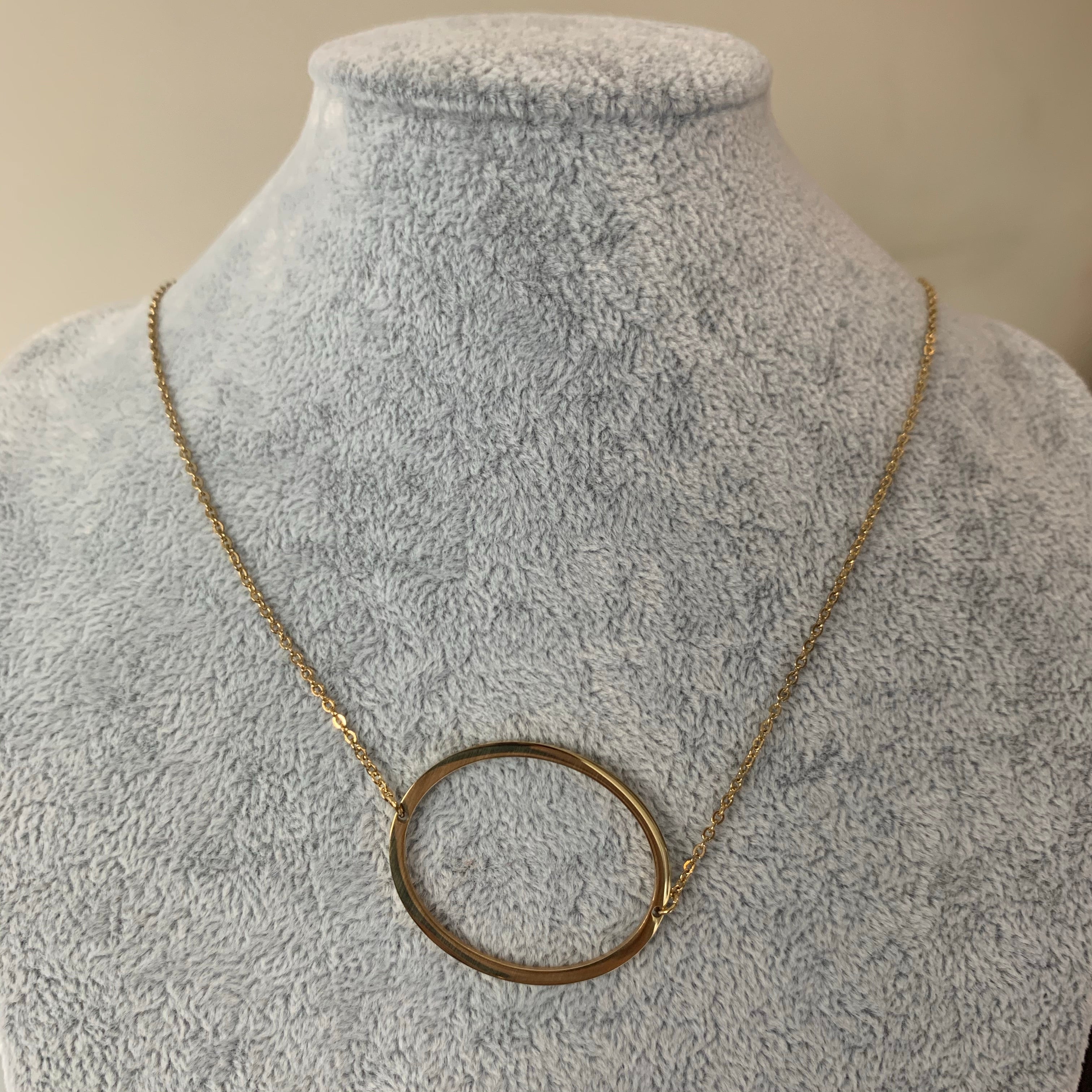 Big Initial Letter Necklace