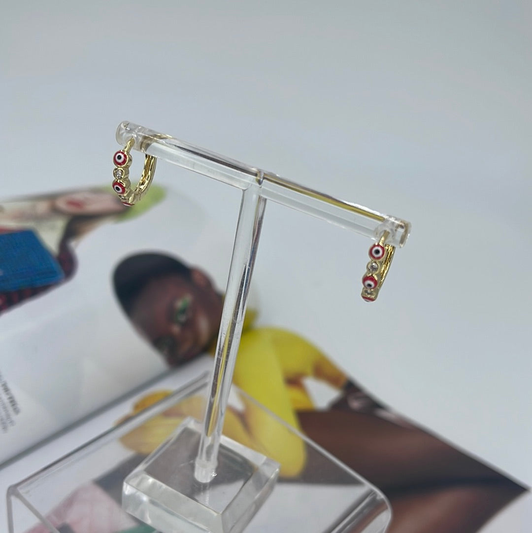 Evil eye Color Hoops