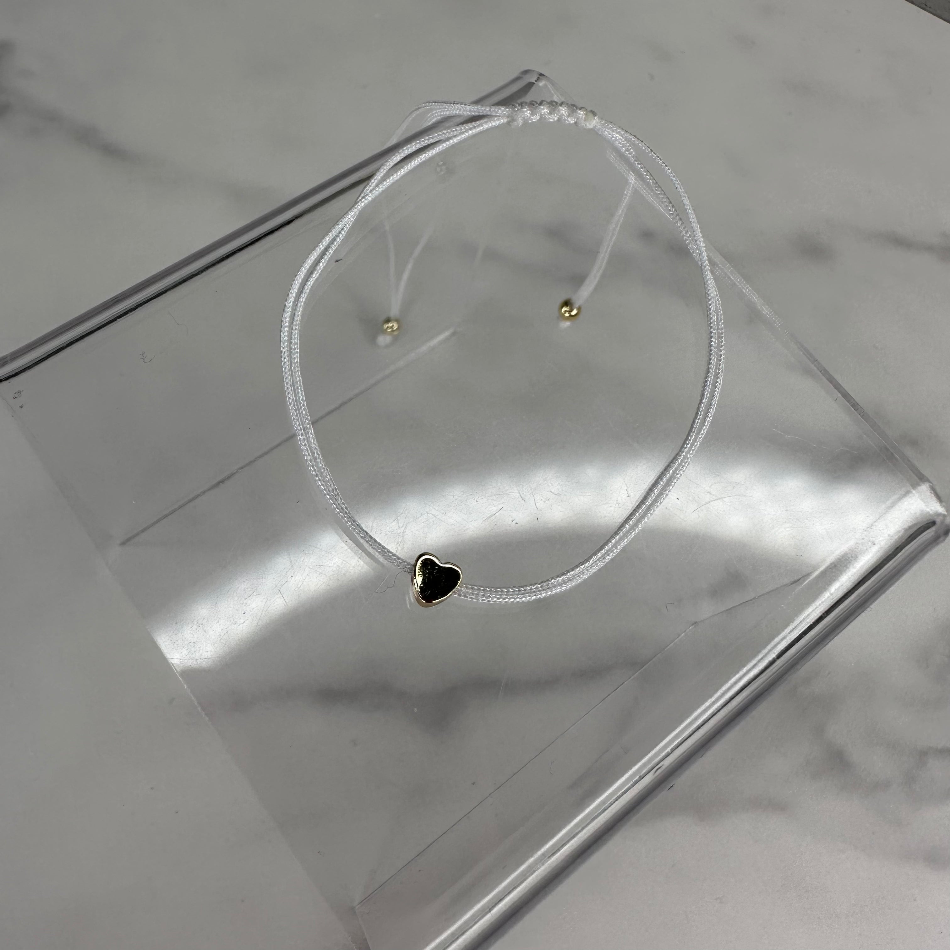 Heart Thread Bracelet