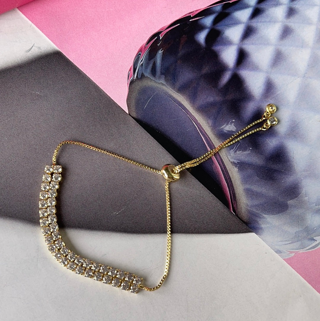 Tennis White Crystals Bracelet