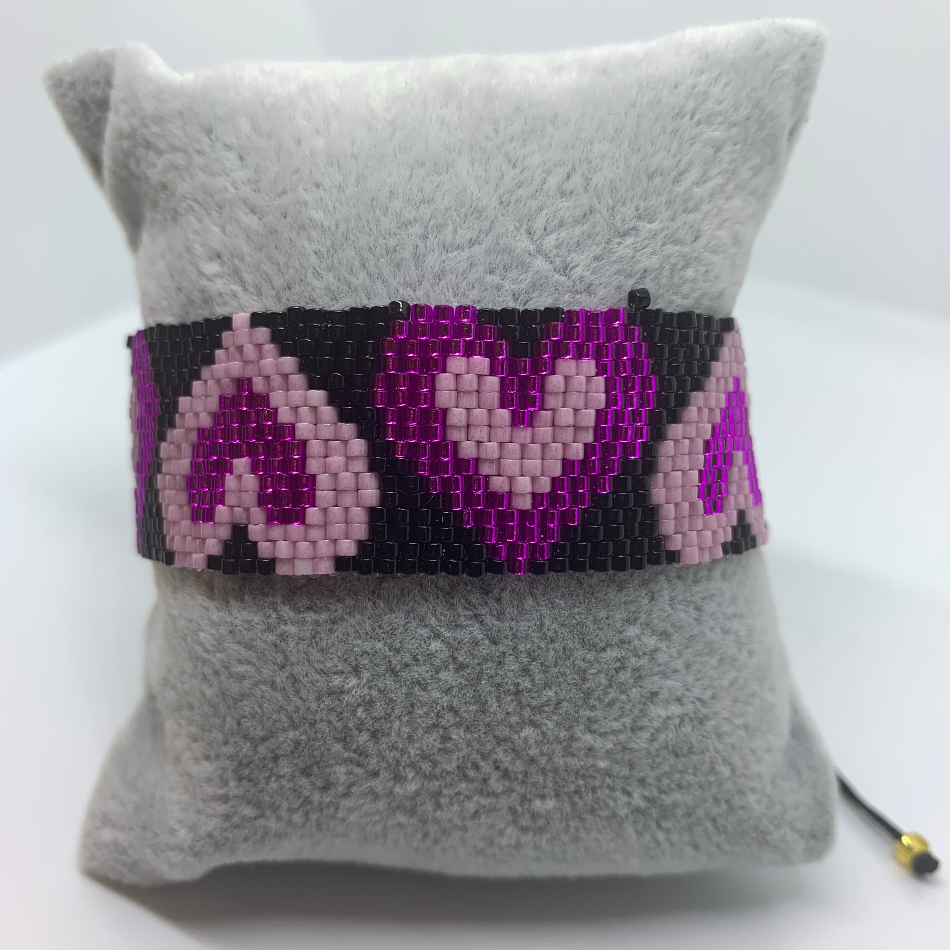Three Heart Beaded $30