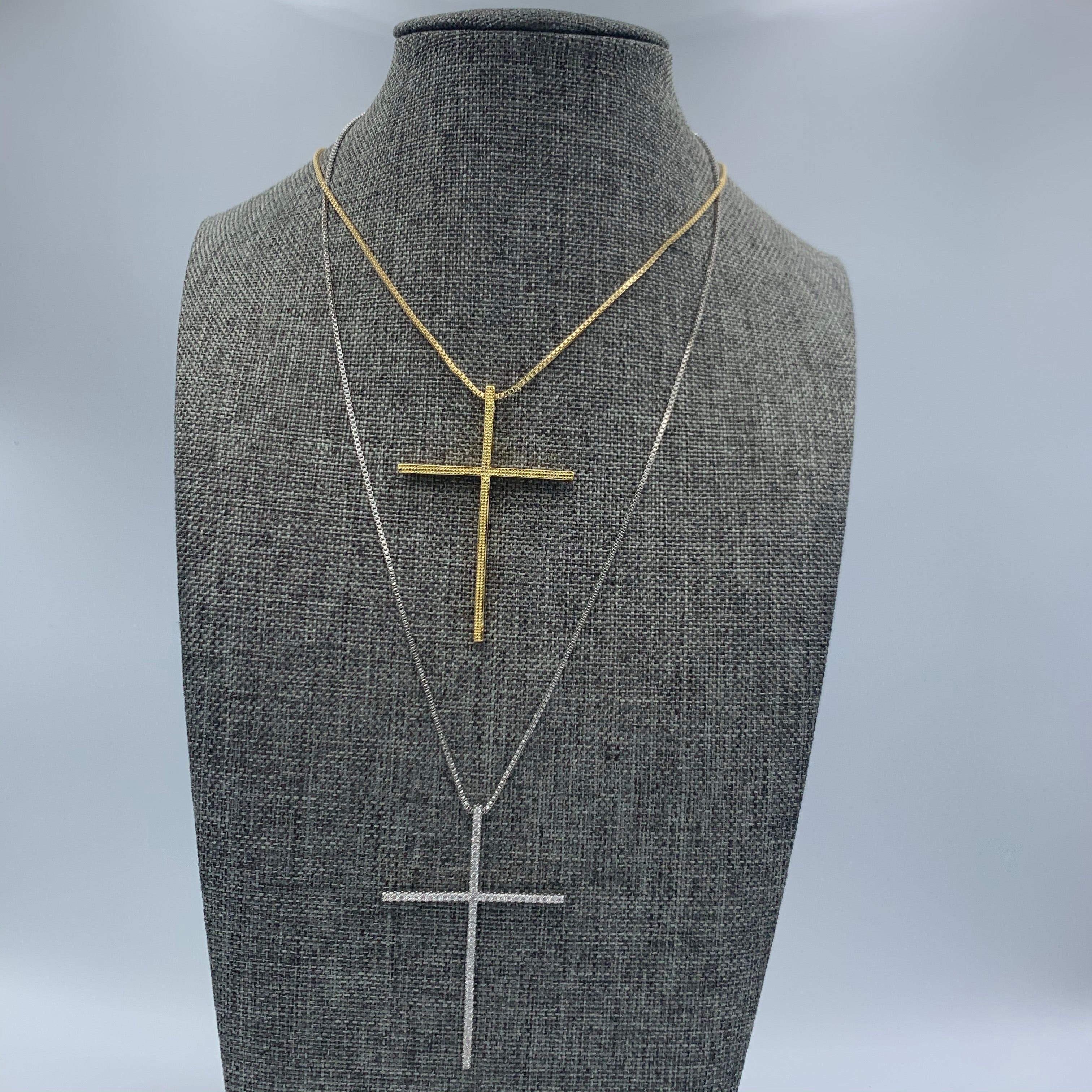 Cross Full zirconium Necklace
