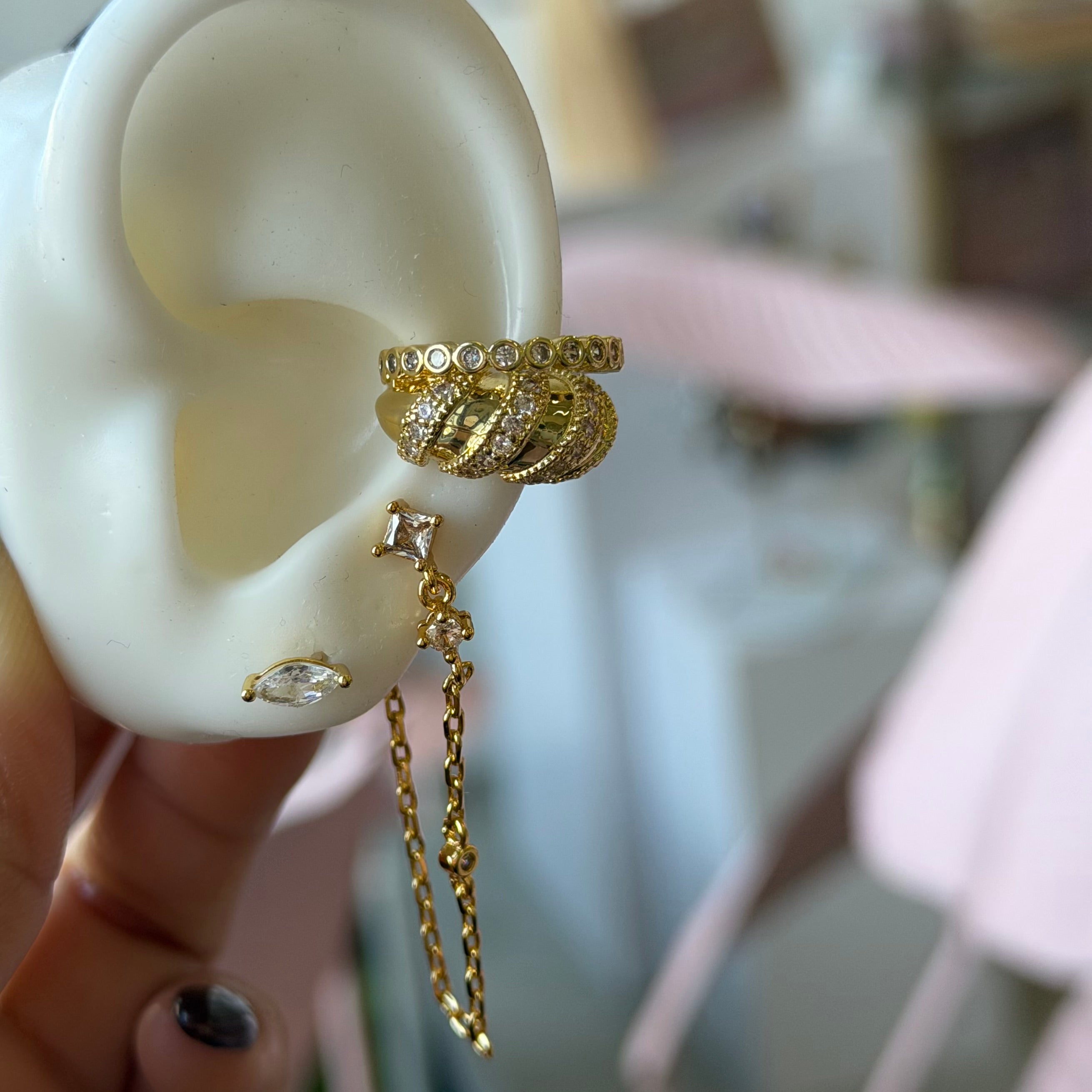 Delicate Chain Earrings