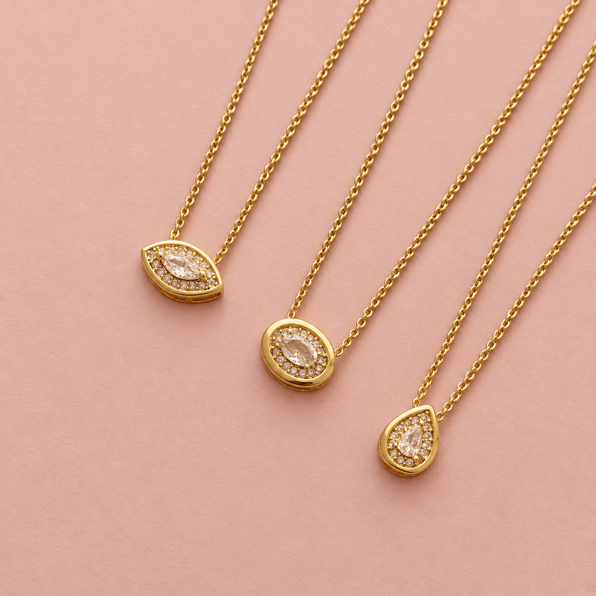 Luxe Crystal Pendant Necklace