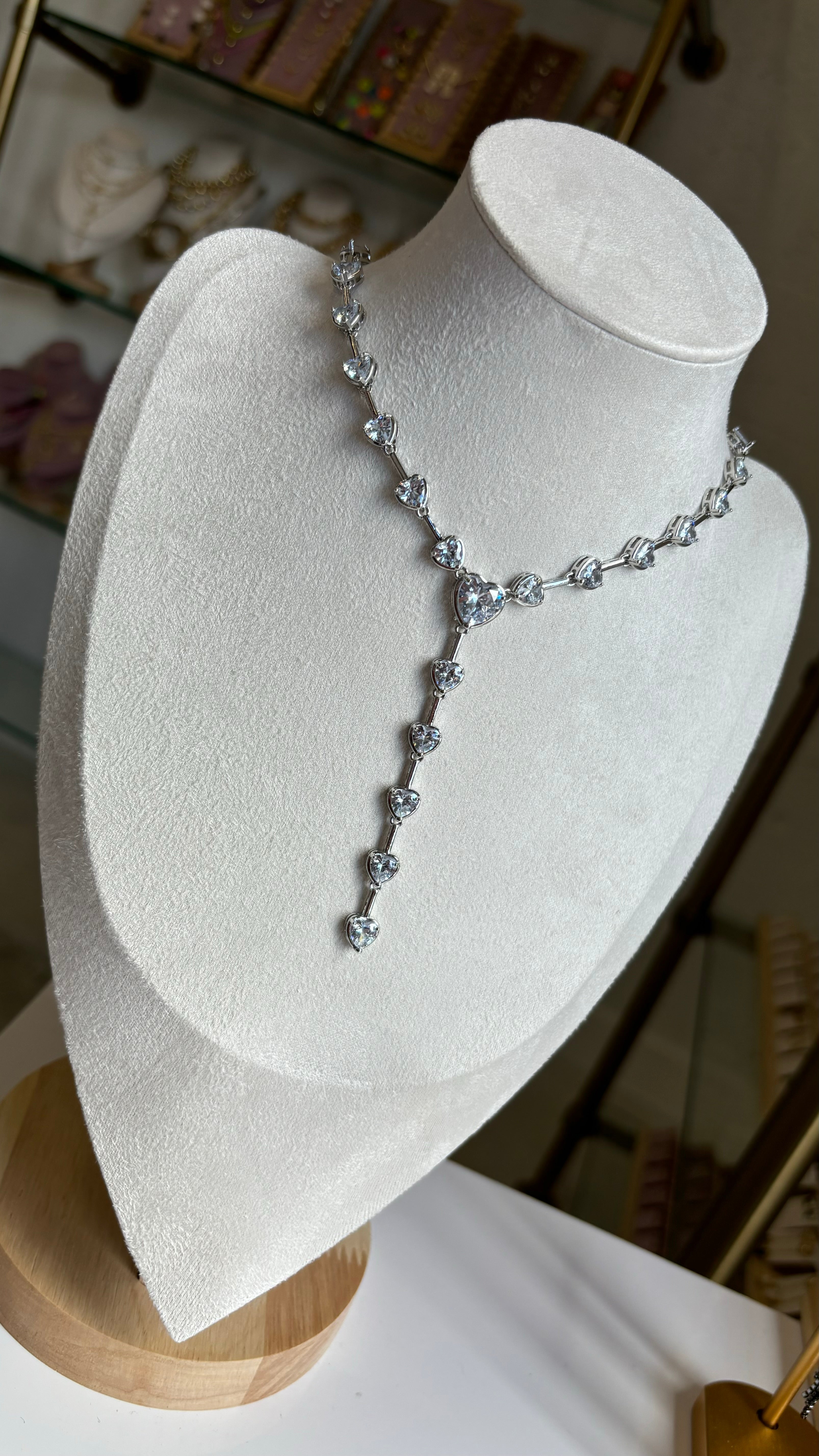 Heart Diamond Layer Necklace