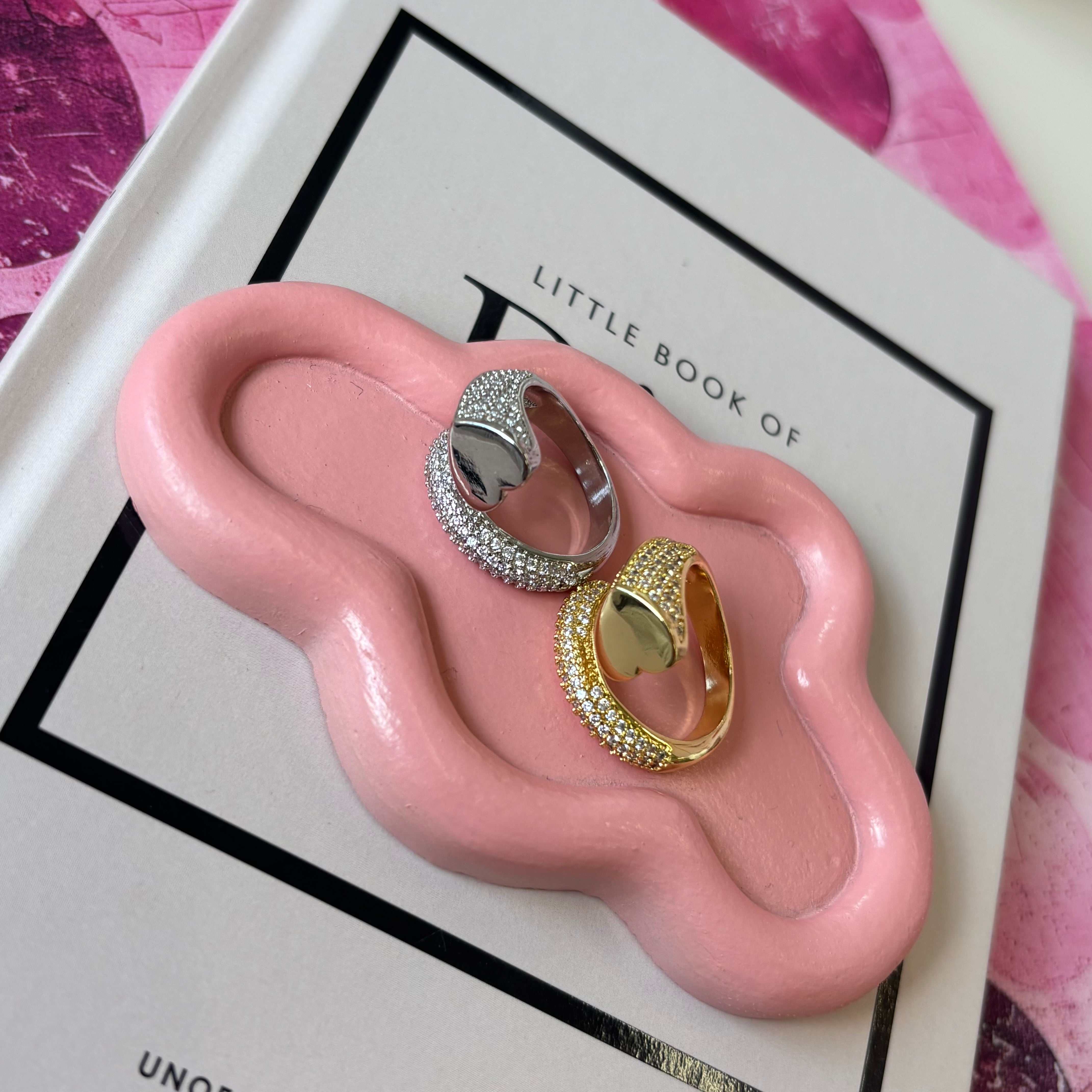 Diamong Luxe Heart Ring