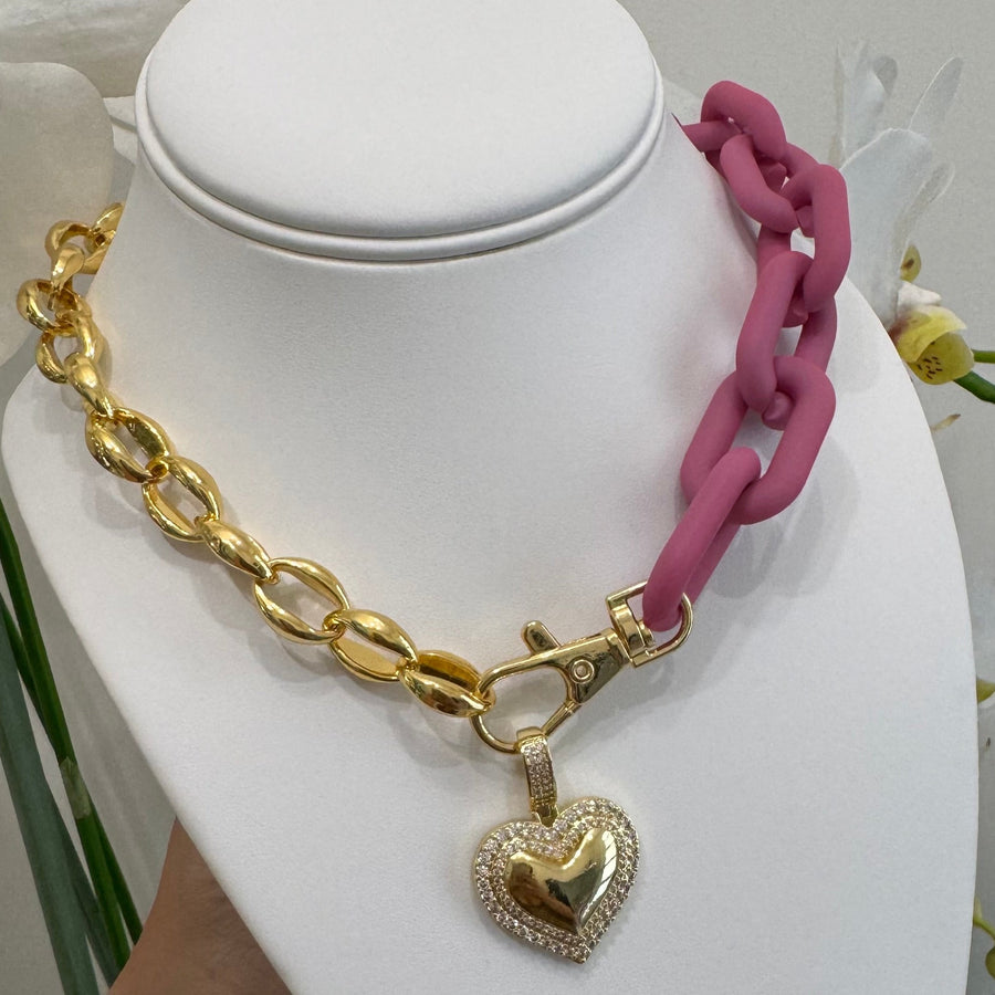 Unique Chain Necklace and Bracelet