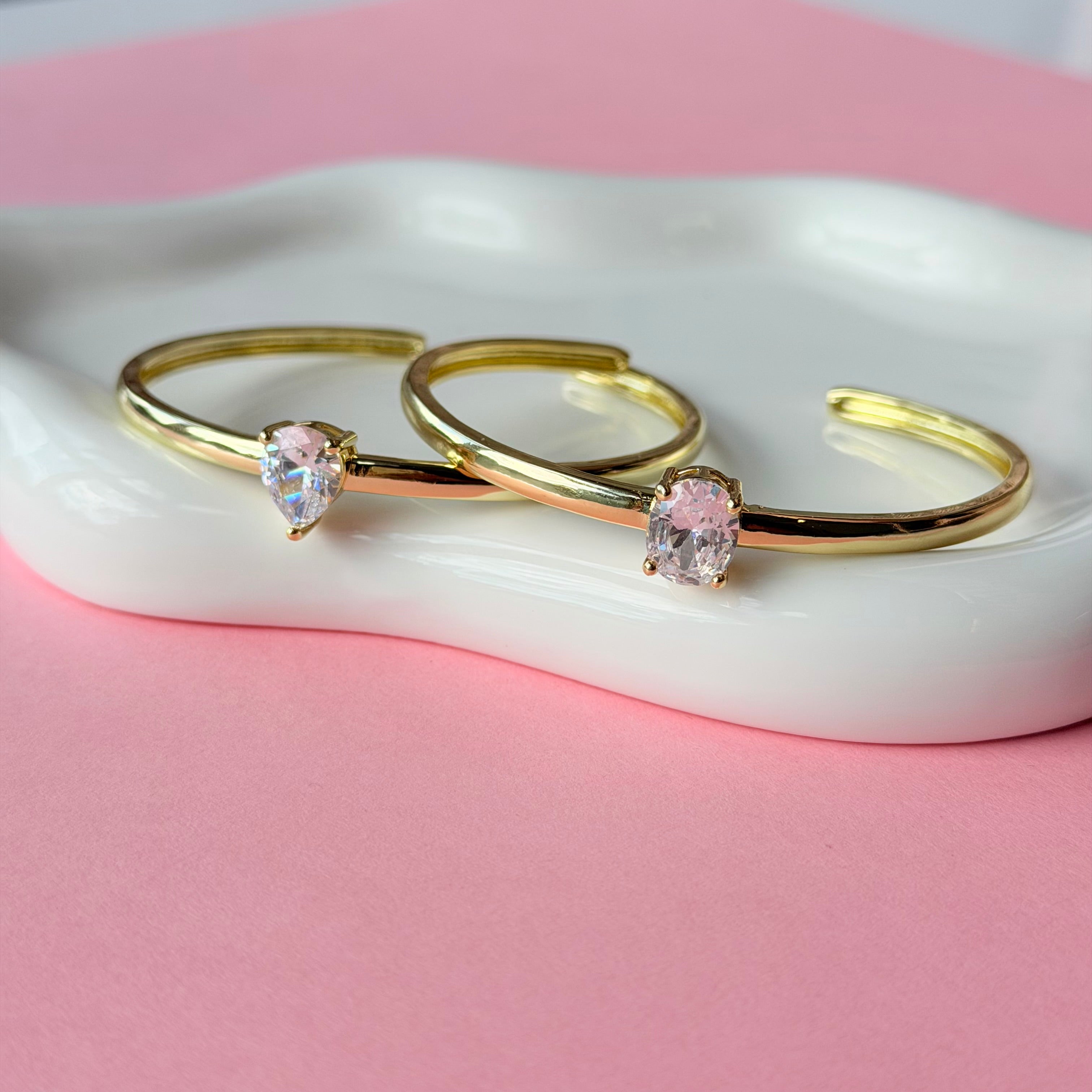 Luxe Radiance Crystal Cuff