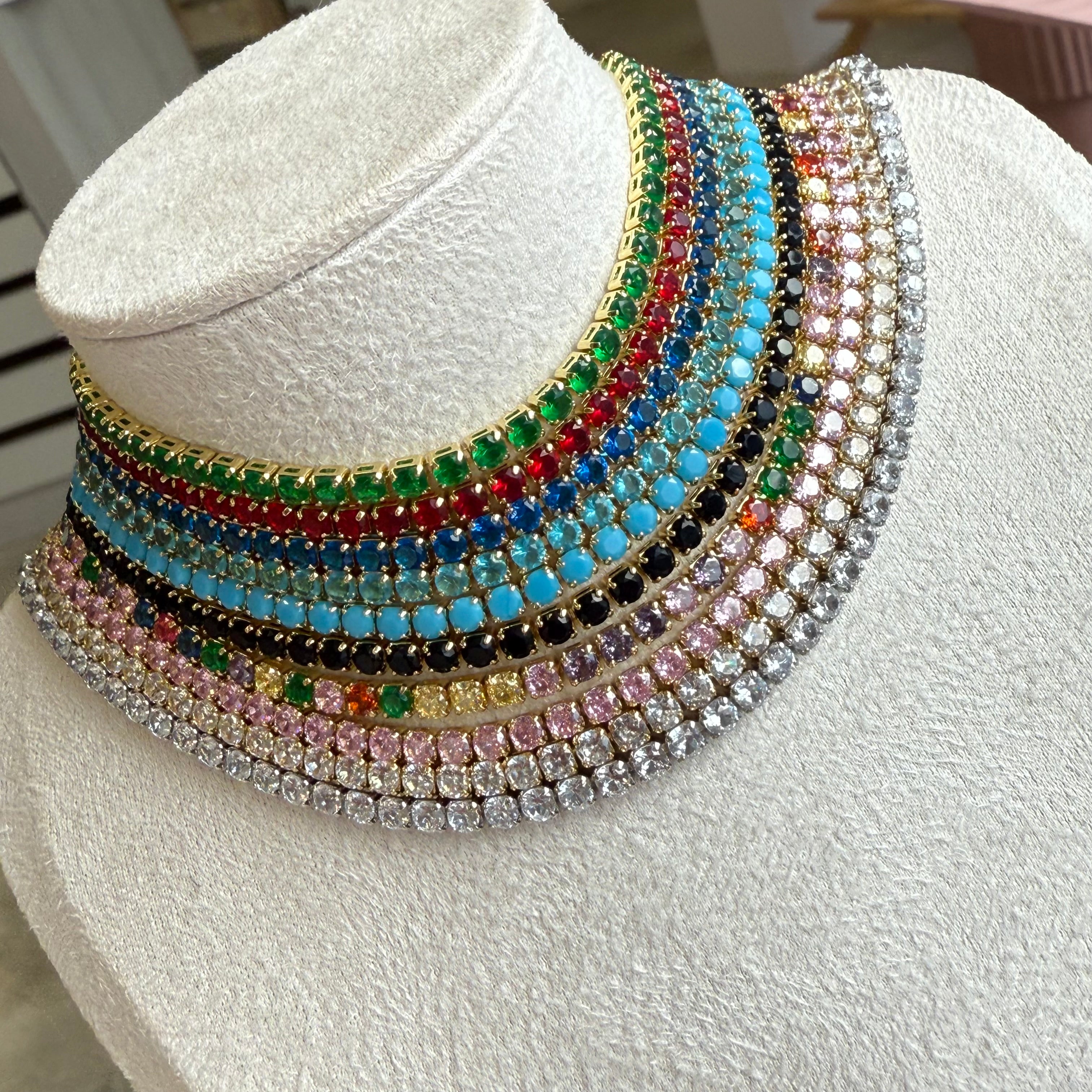 Tennis Color Choker