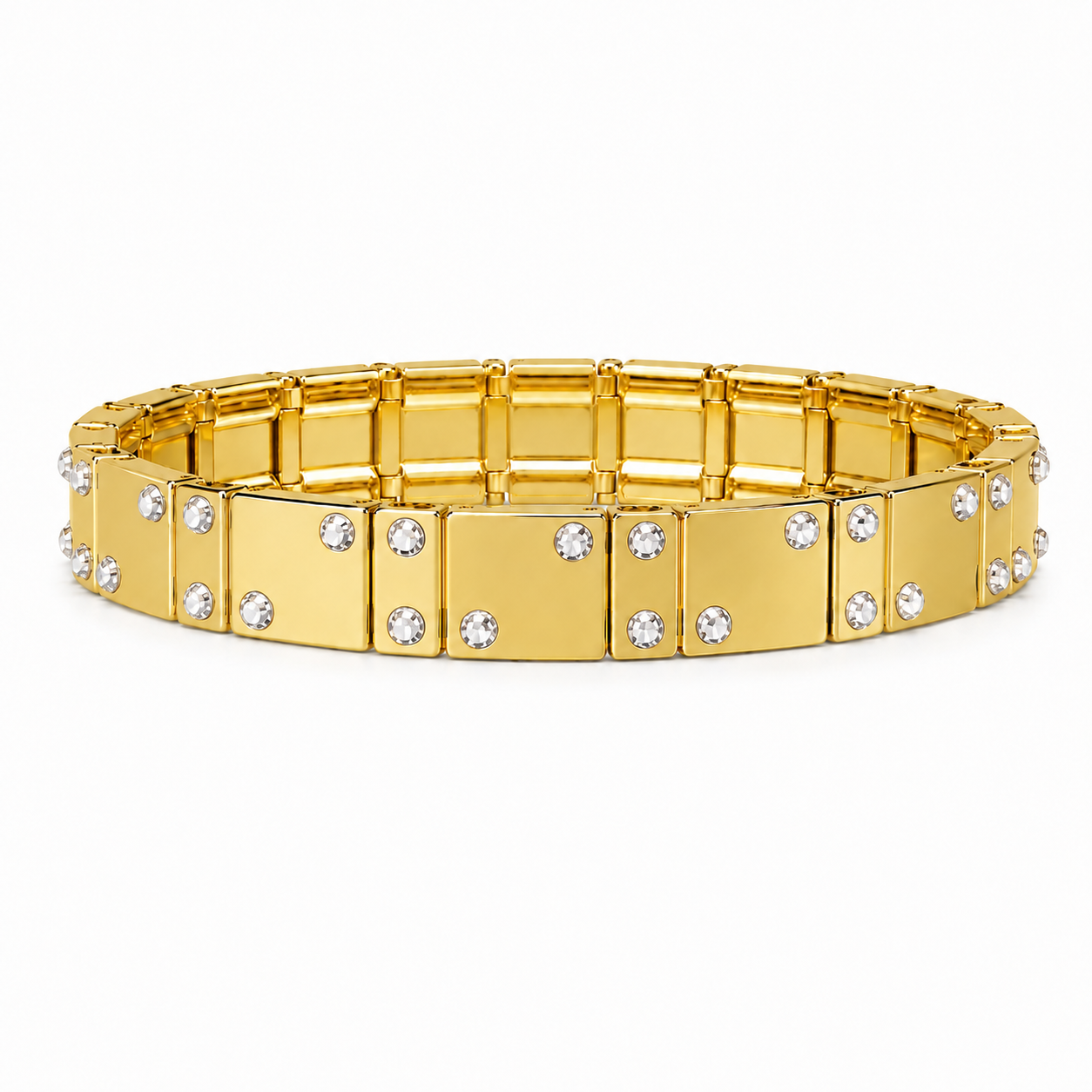 Luxe Tile Crystal Bracelet