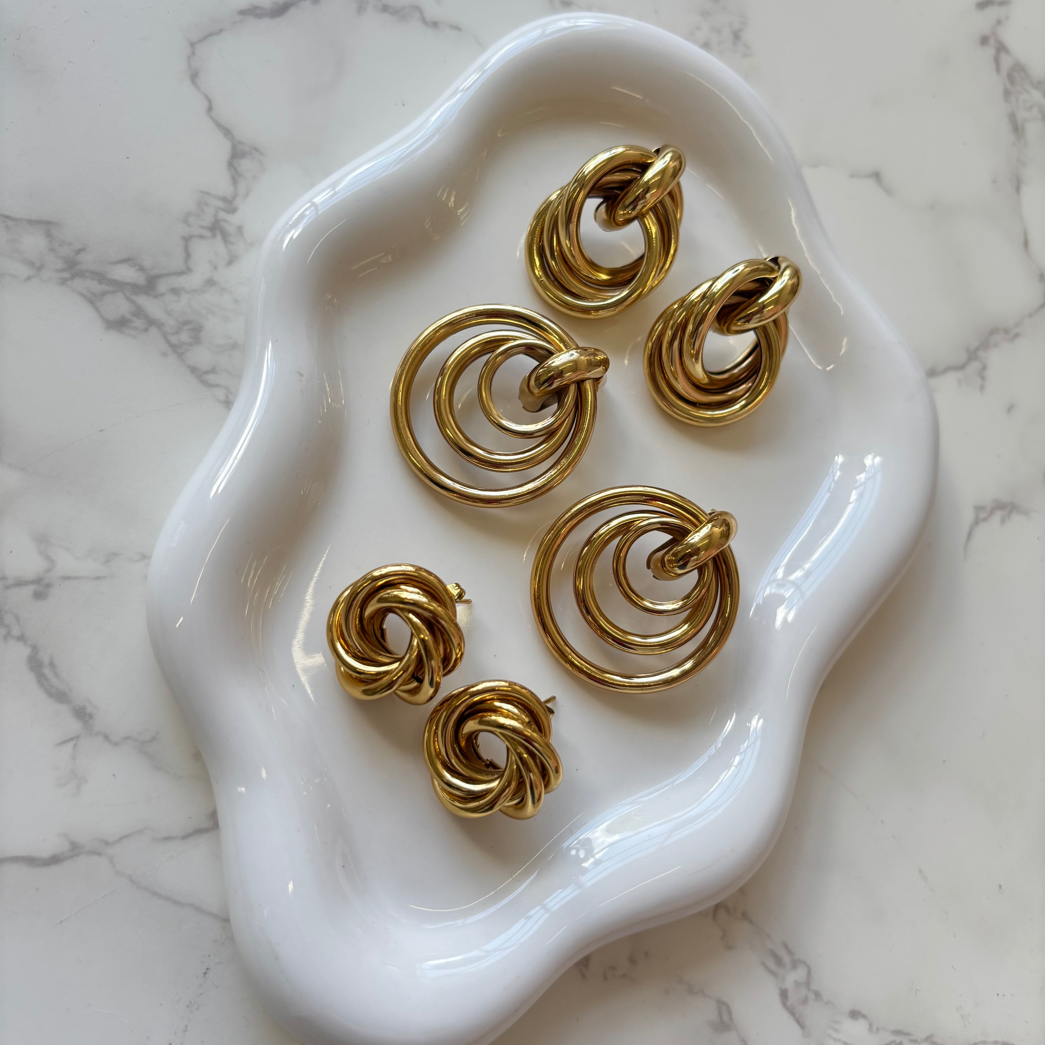Spiral Rings Earring