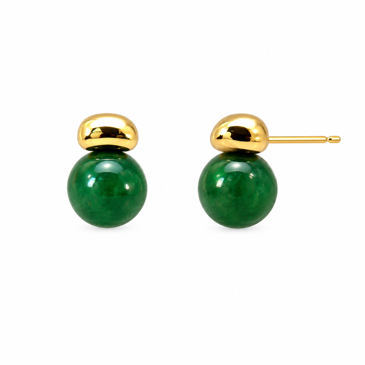 Natural Stone Drop Earrings