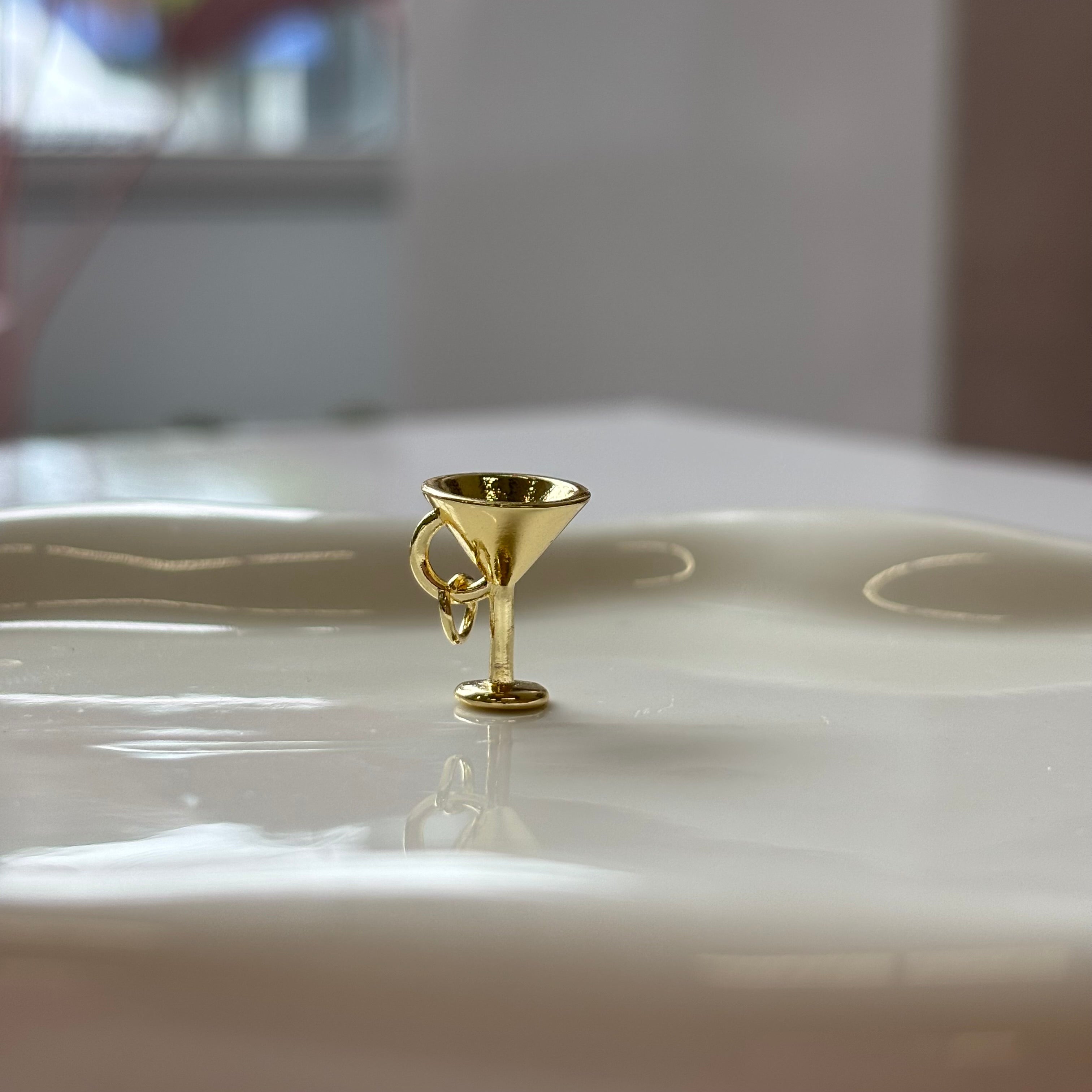 Martini Glass Charm