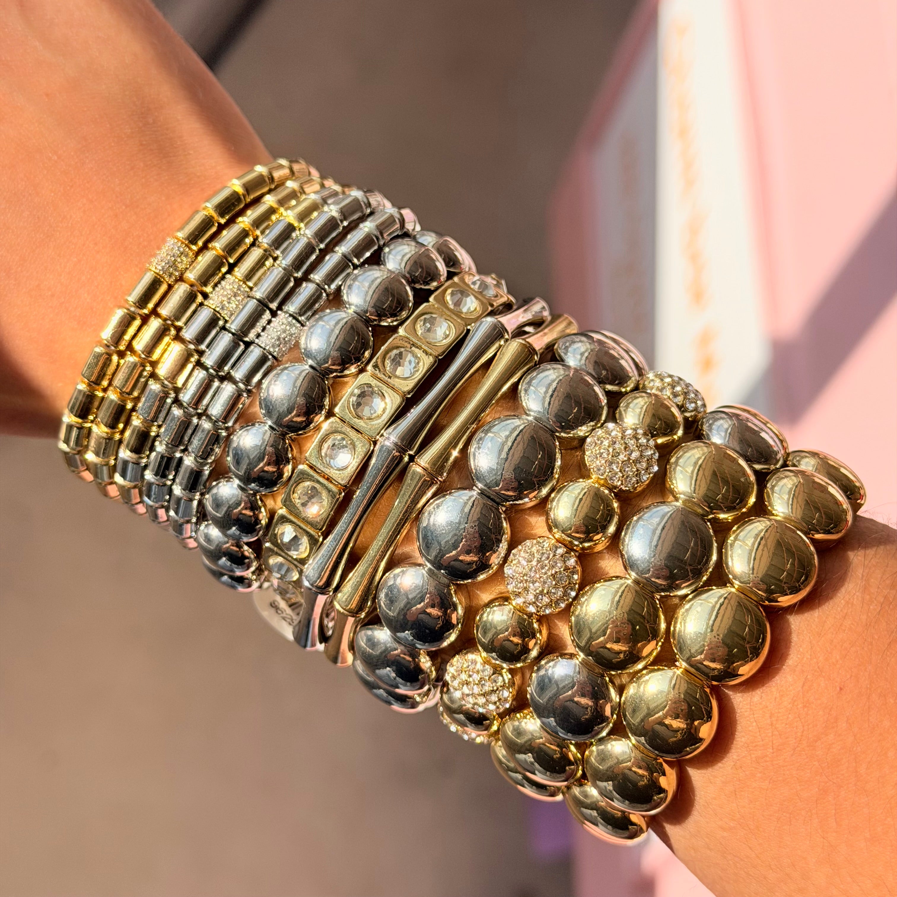 Elastic Shapes Bracelet