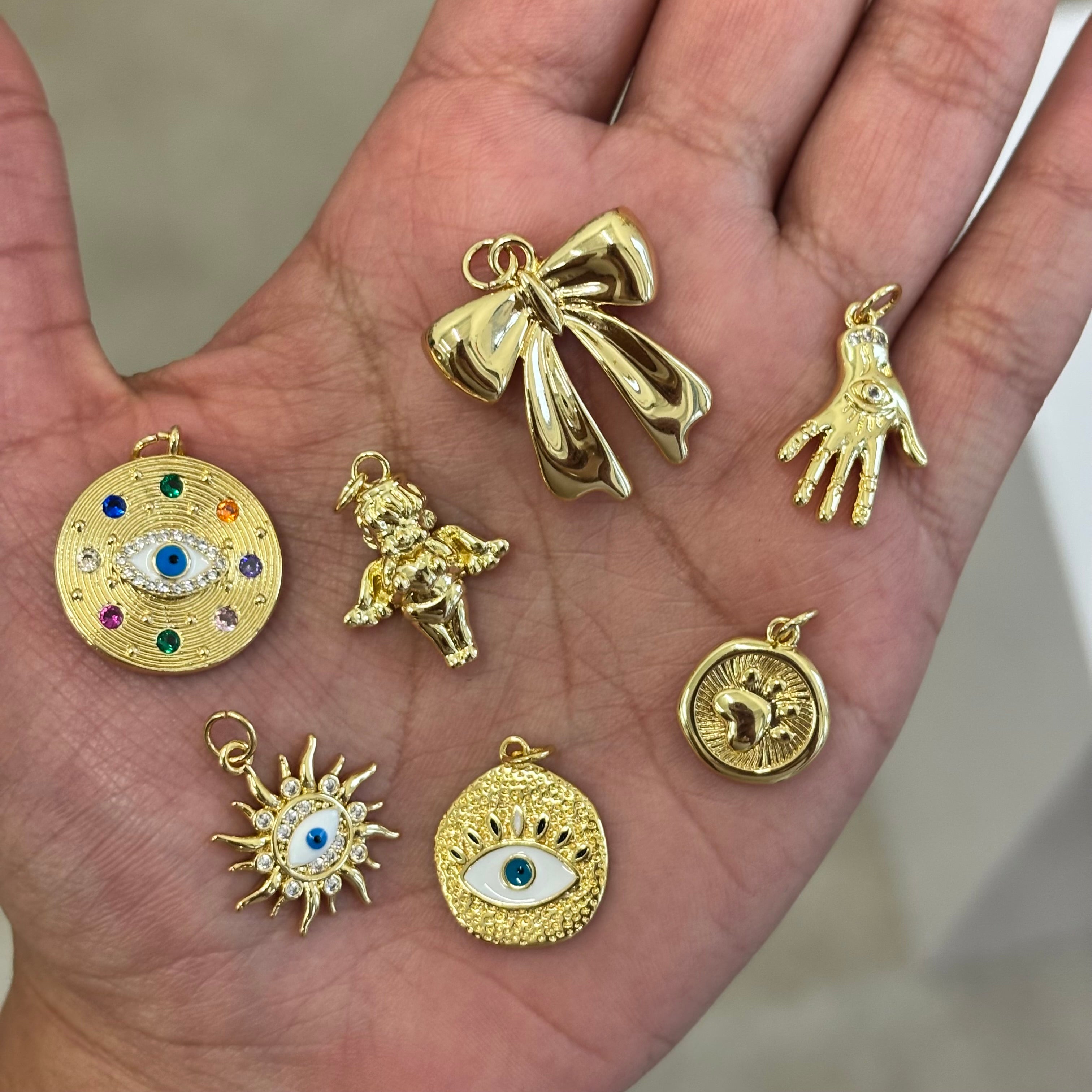 Shape Gold Charm
