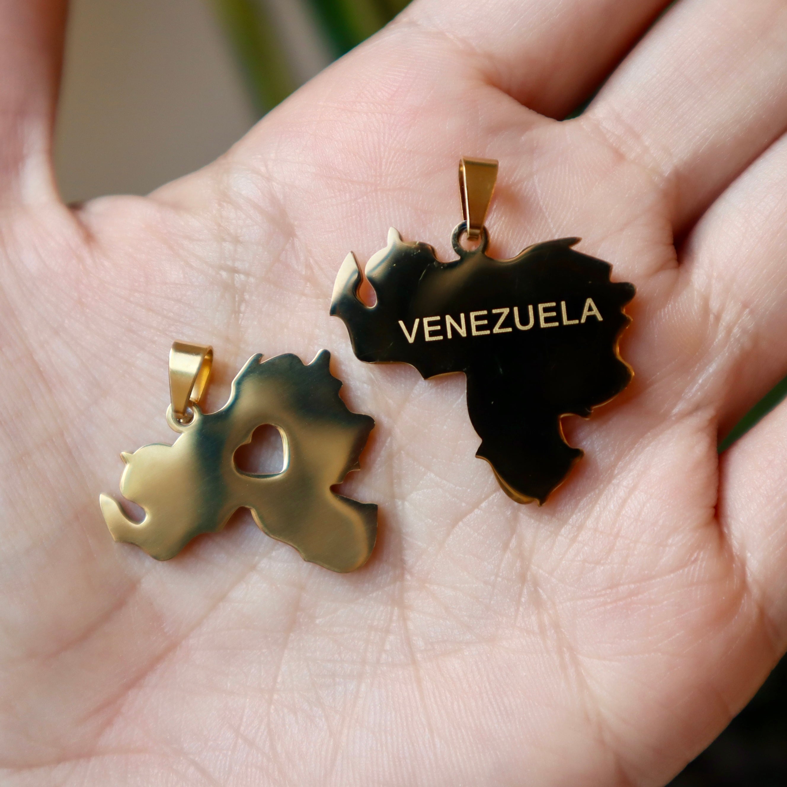 Venezuela Map Charm