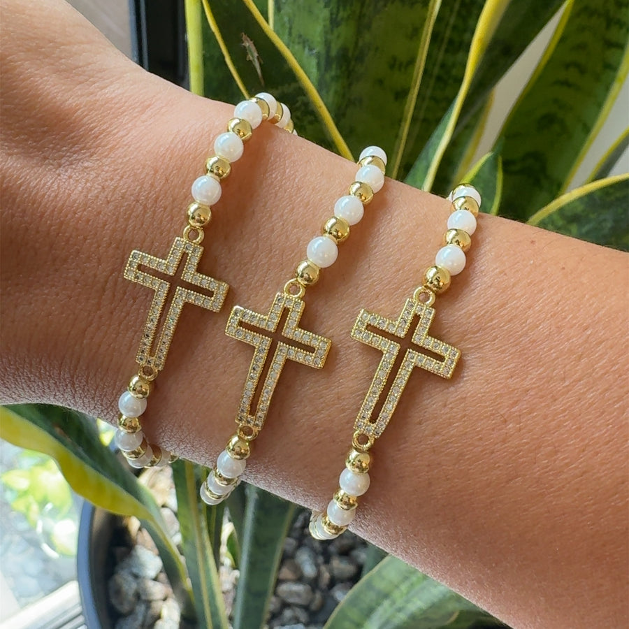 Cross Full zirconium Bracelet