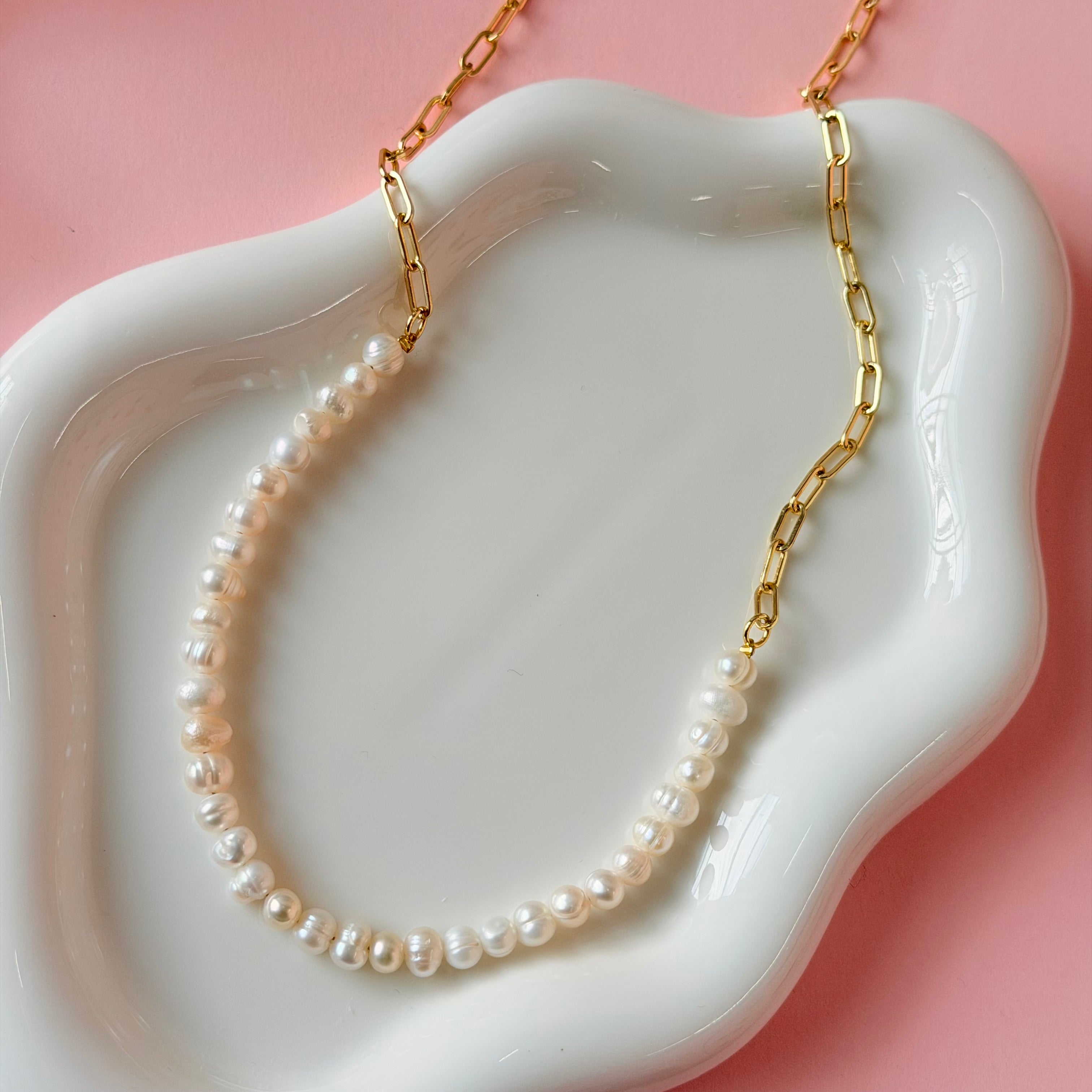 Pearl Long Necklace