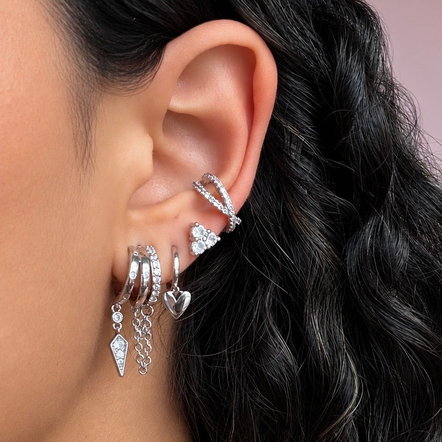 Punk Dagger Hoops