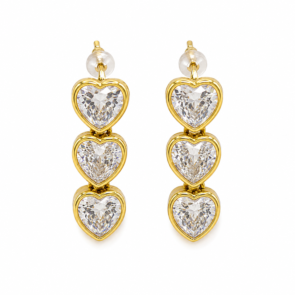 Candy Hearts Drop Earrings