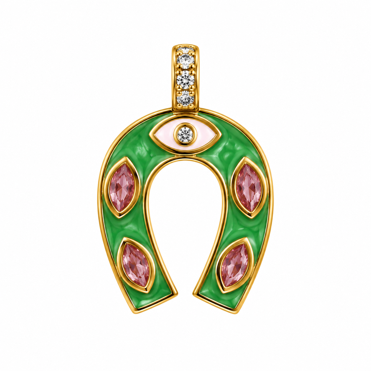Lucky Luxe Horseshoe Charm
