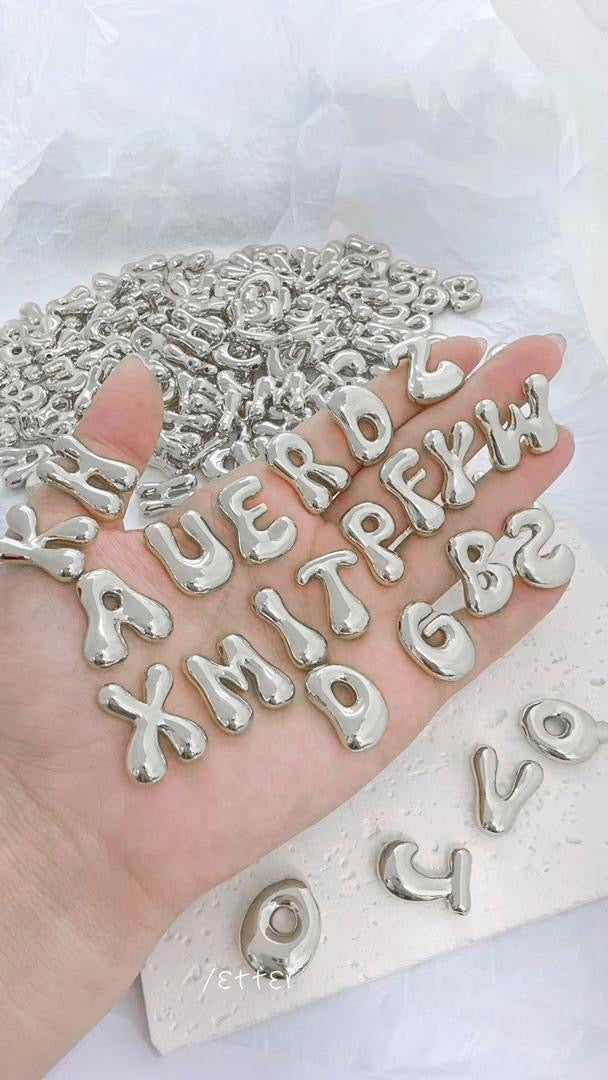 Comic Plain Letter Silver