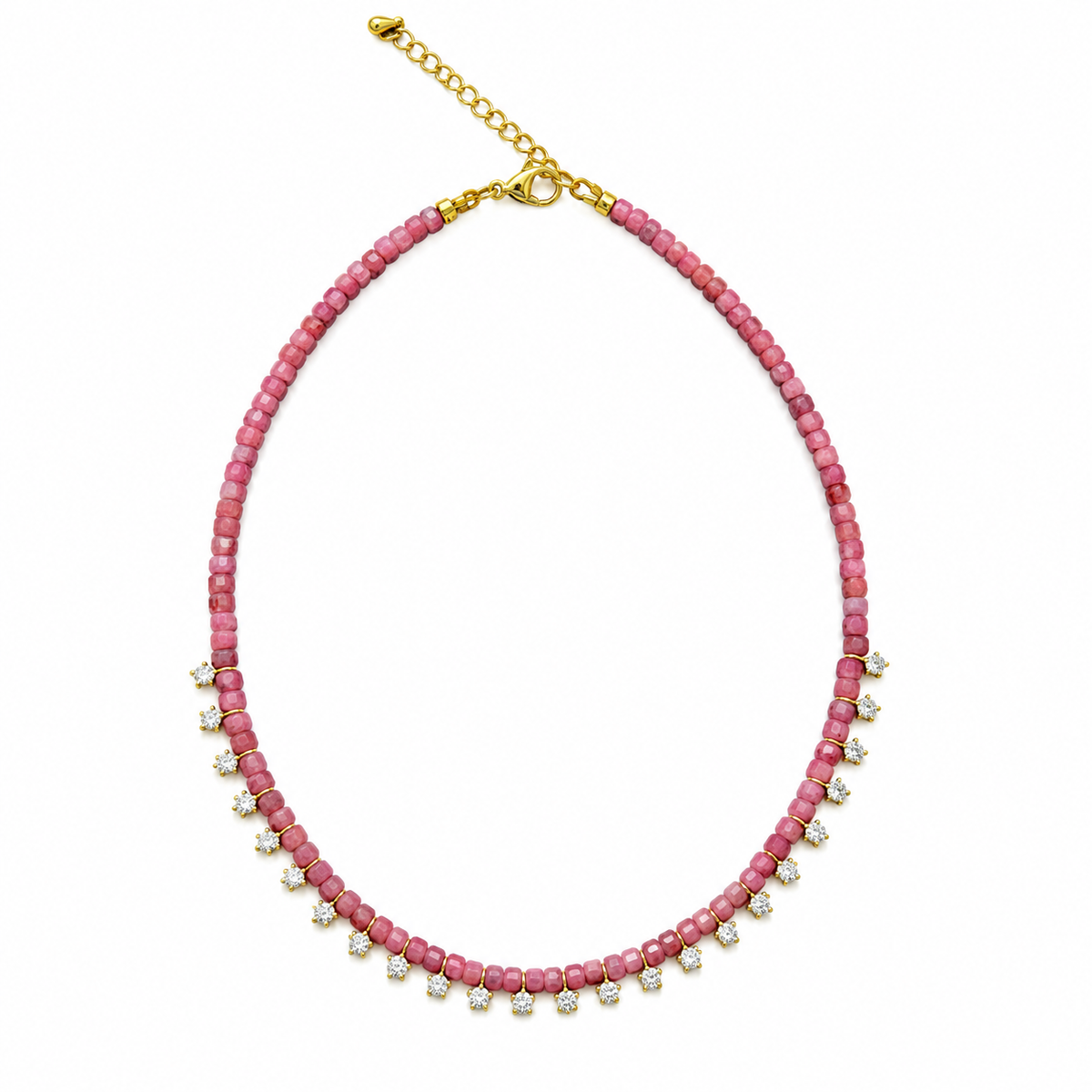 Stardust Sand Stone Beaded Necklace