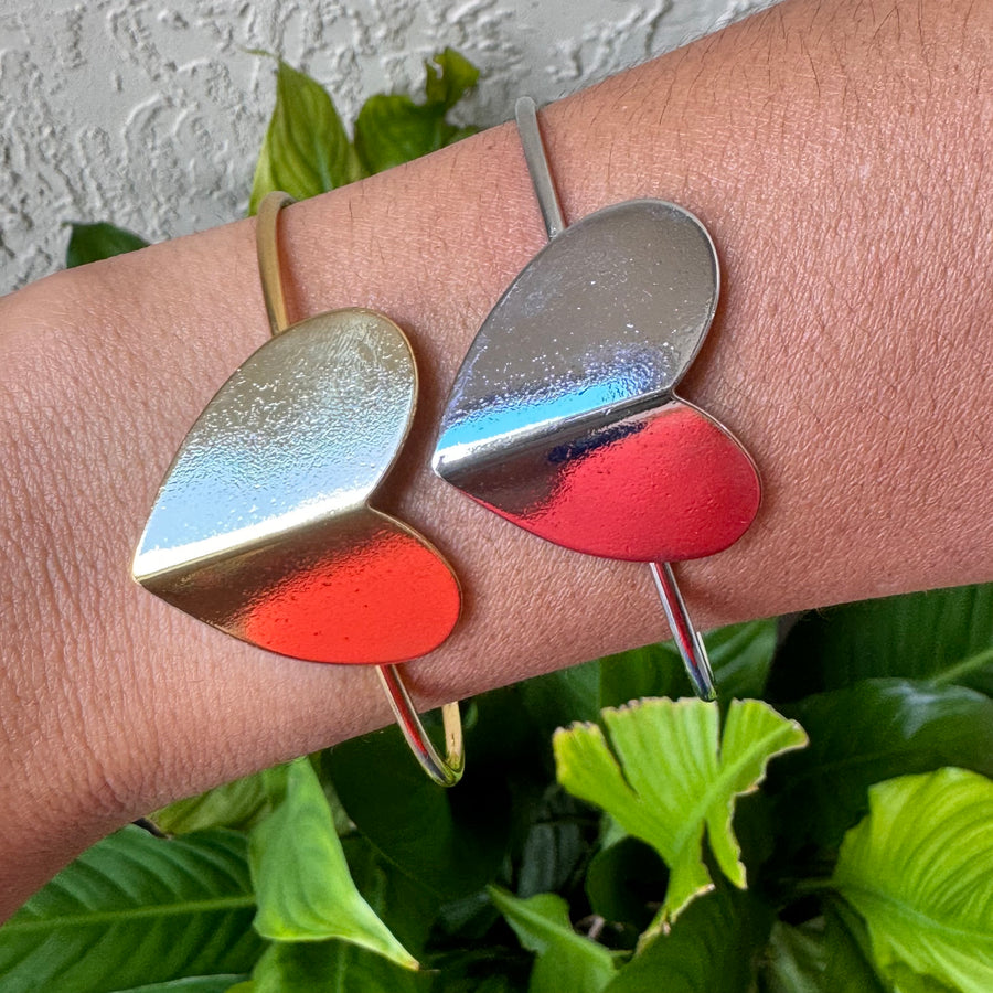 Heart Plain Cuff