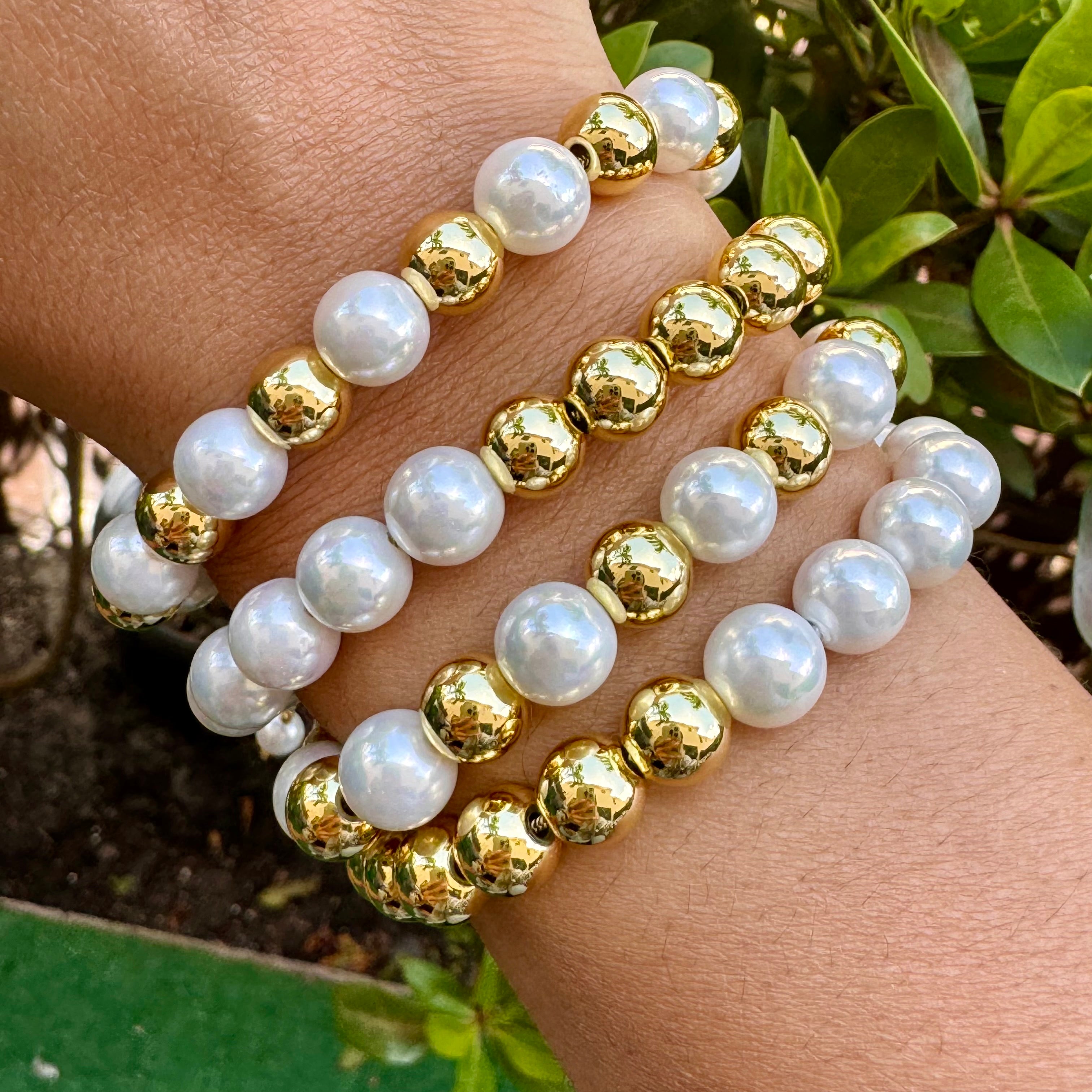 Pearls Adjustable Bracelet