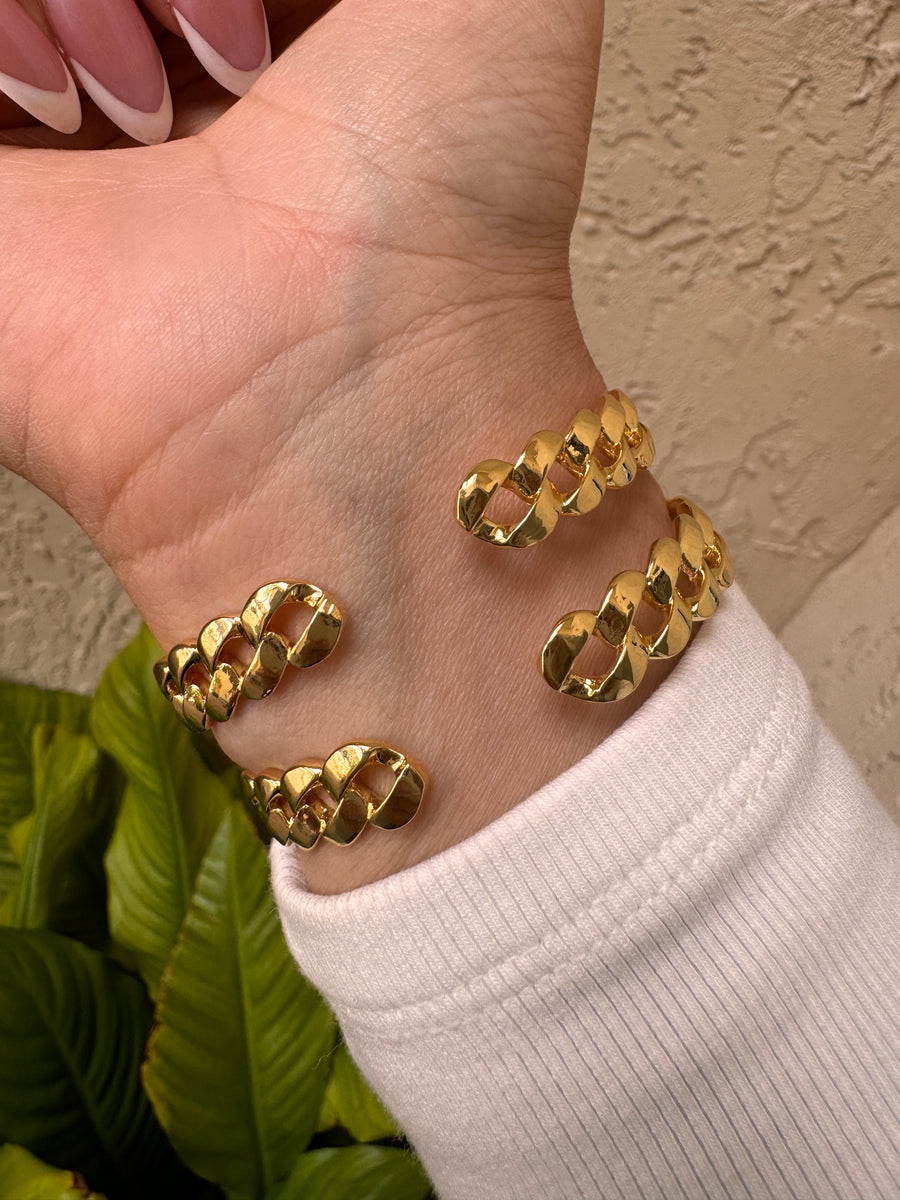 Chain Luxury Shape Cuff