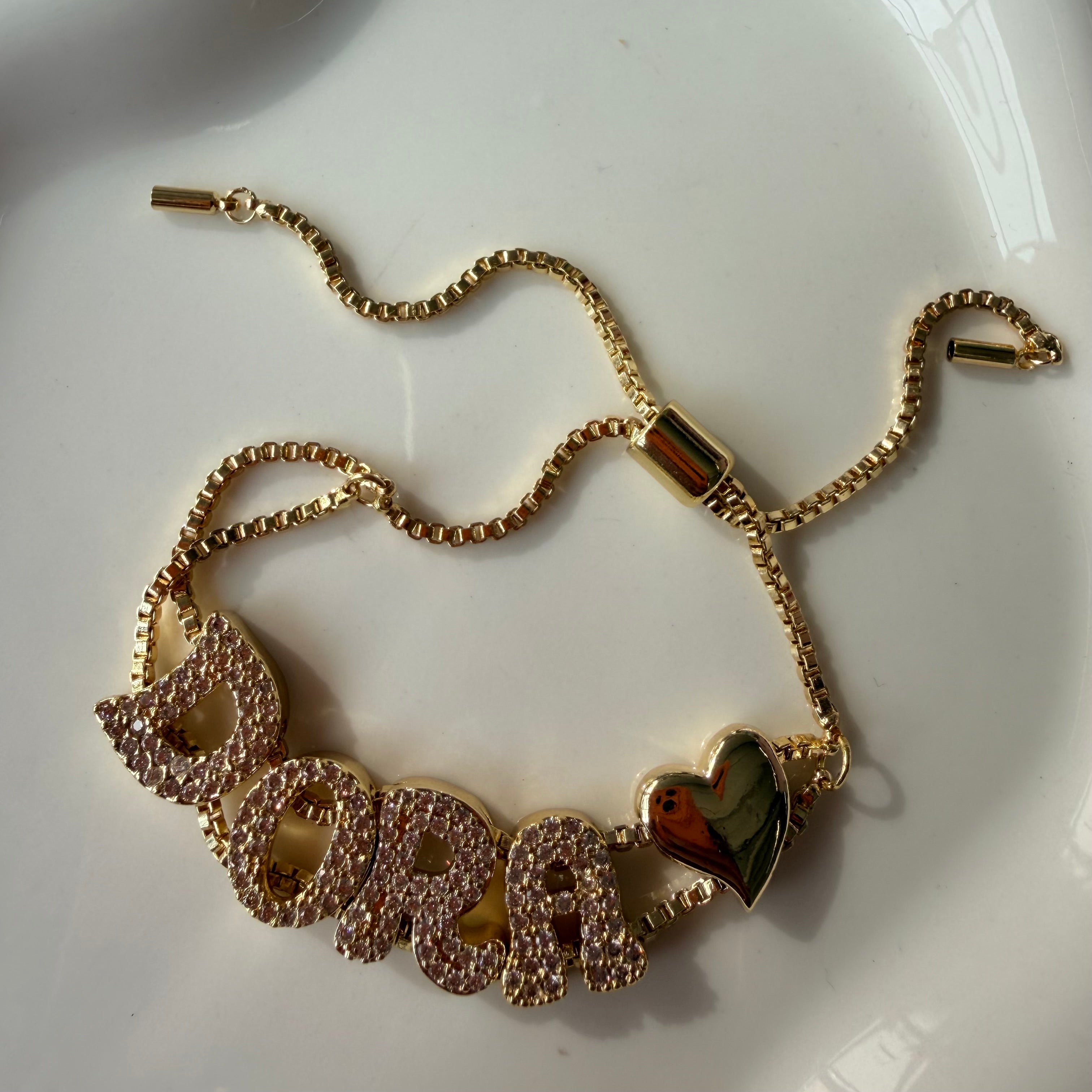 Custom Love Letter Bracelet