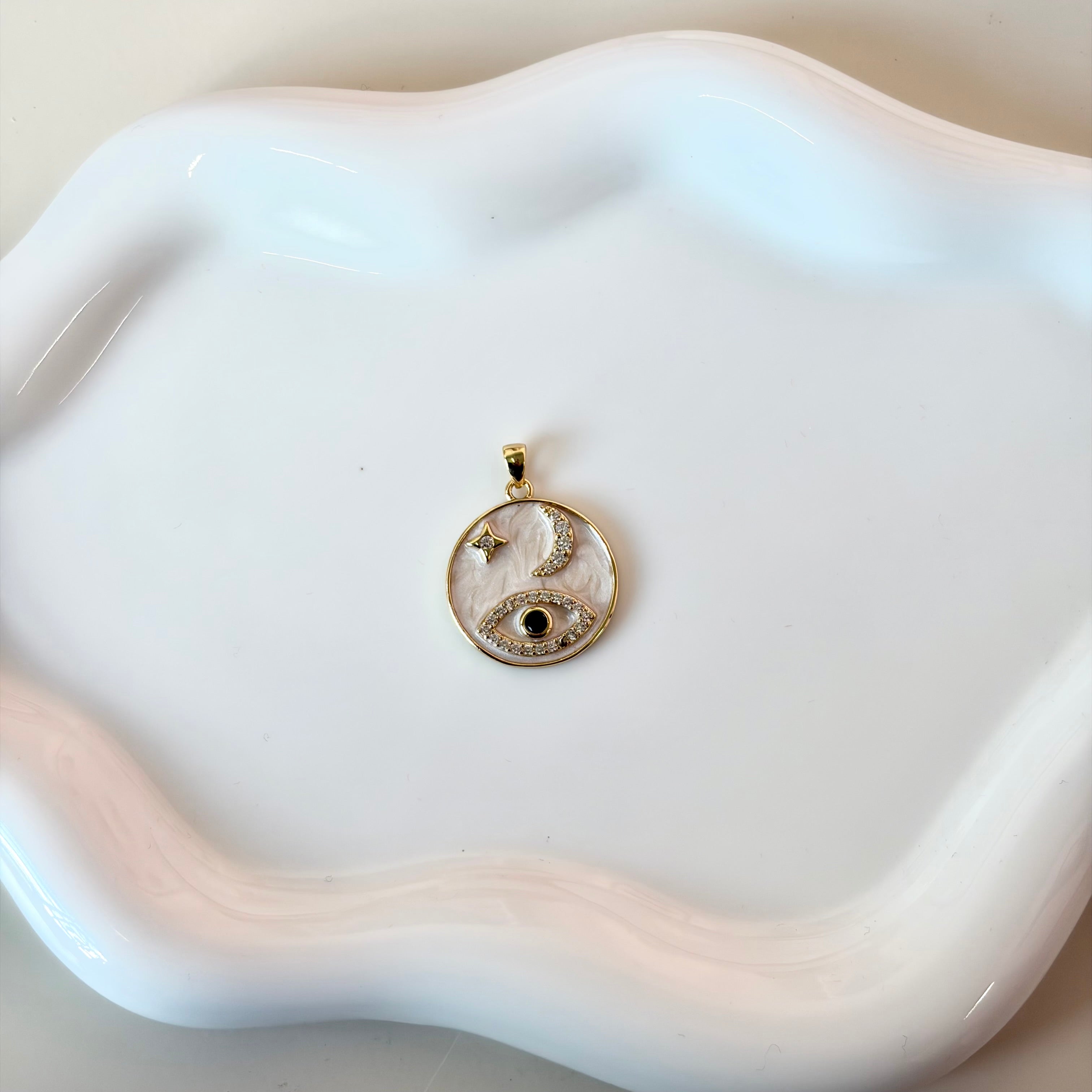 Evil Eye Galaxy Charm