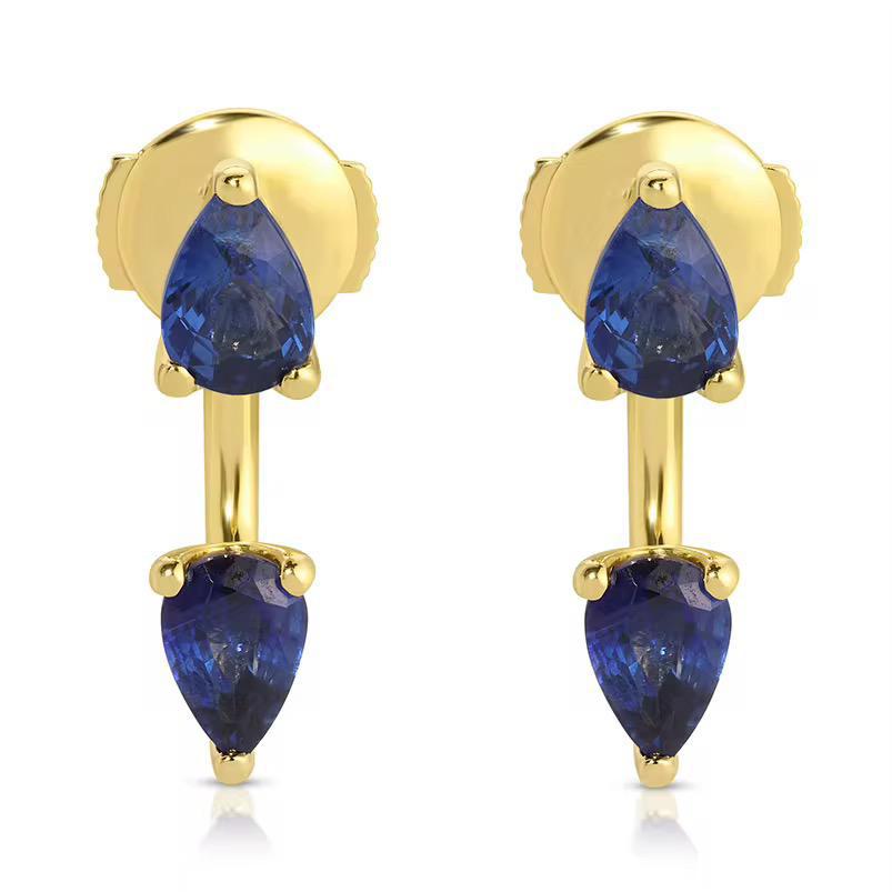 Dual Drop Luxe Studs