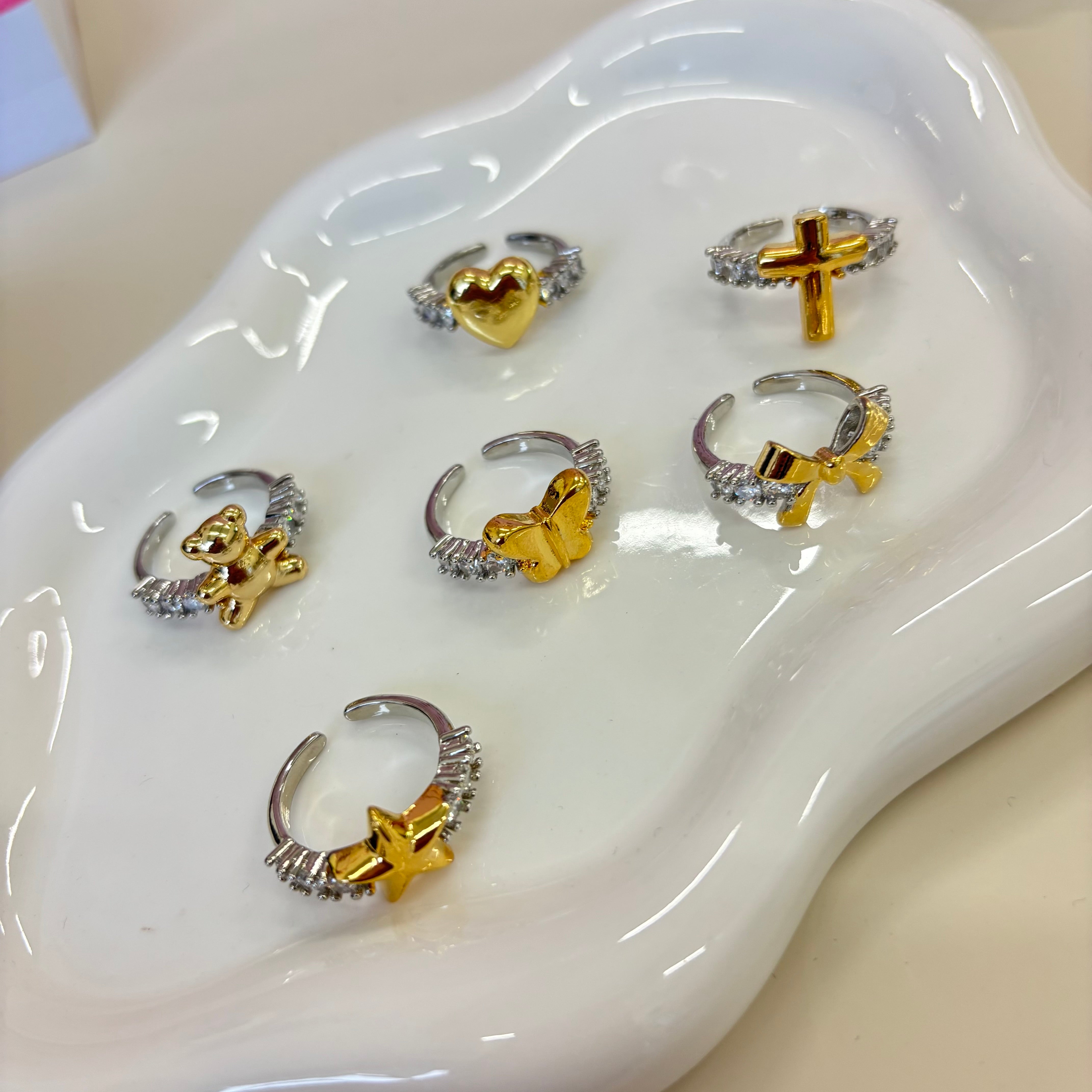 Charm Fusion Rings