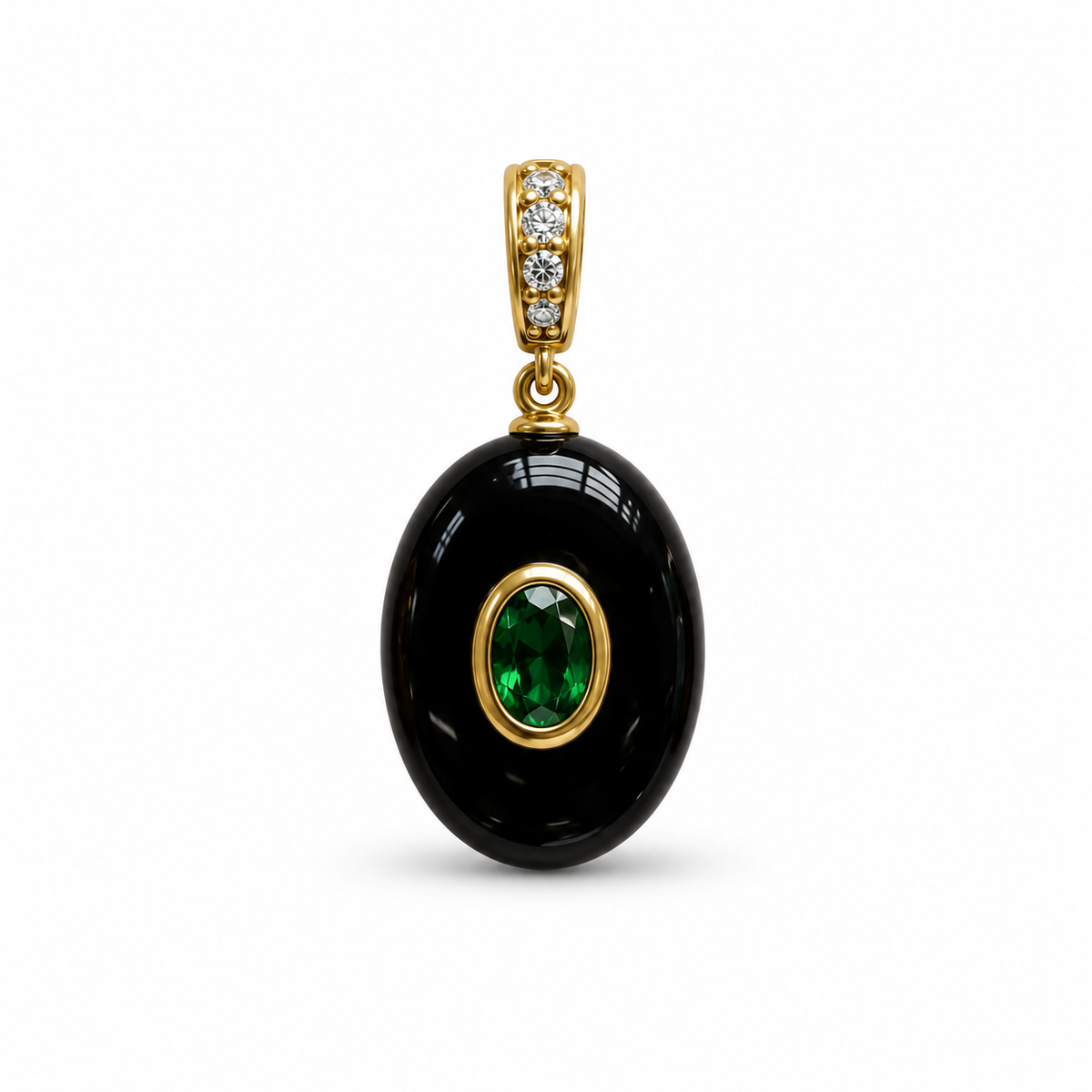 Aura Oval Clasp Natural Charm