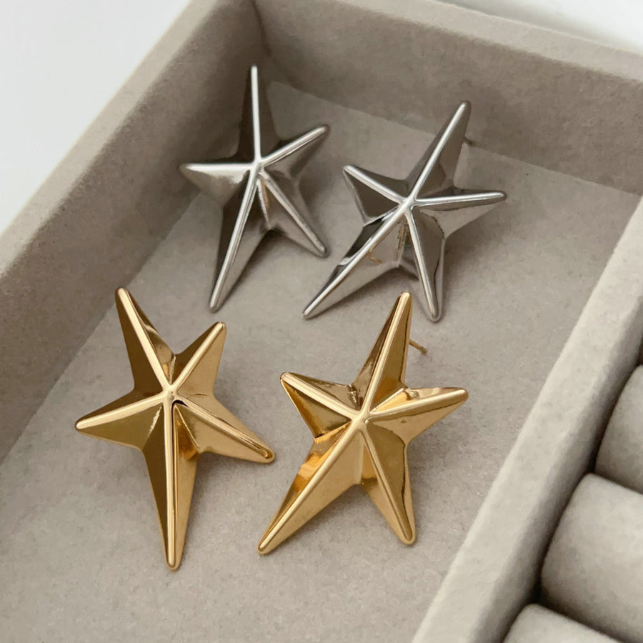 Metal Star Earring