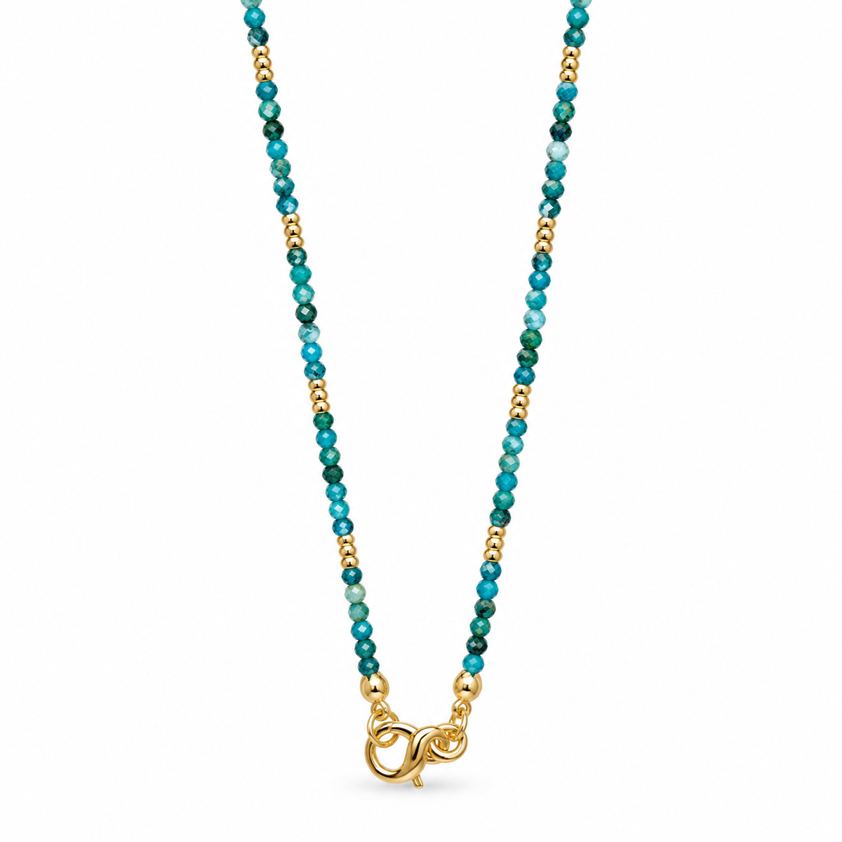 Natural Stone Long  Necklace