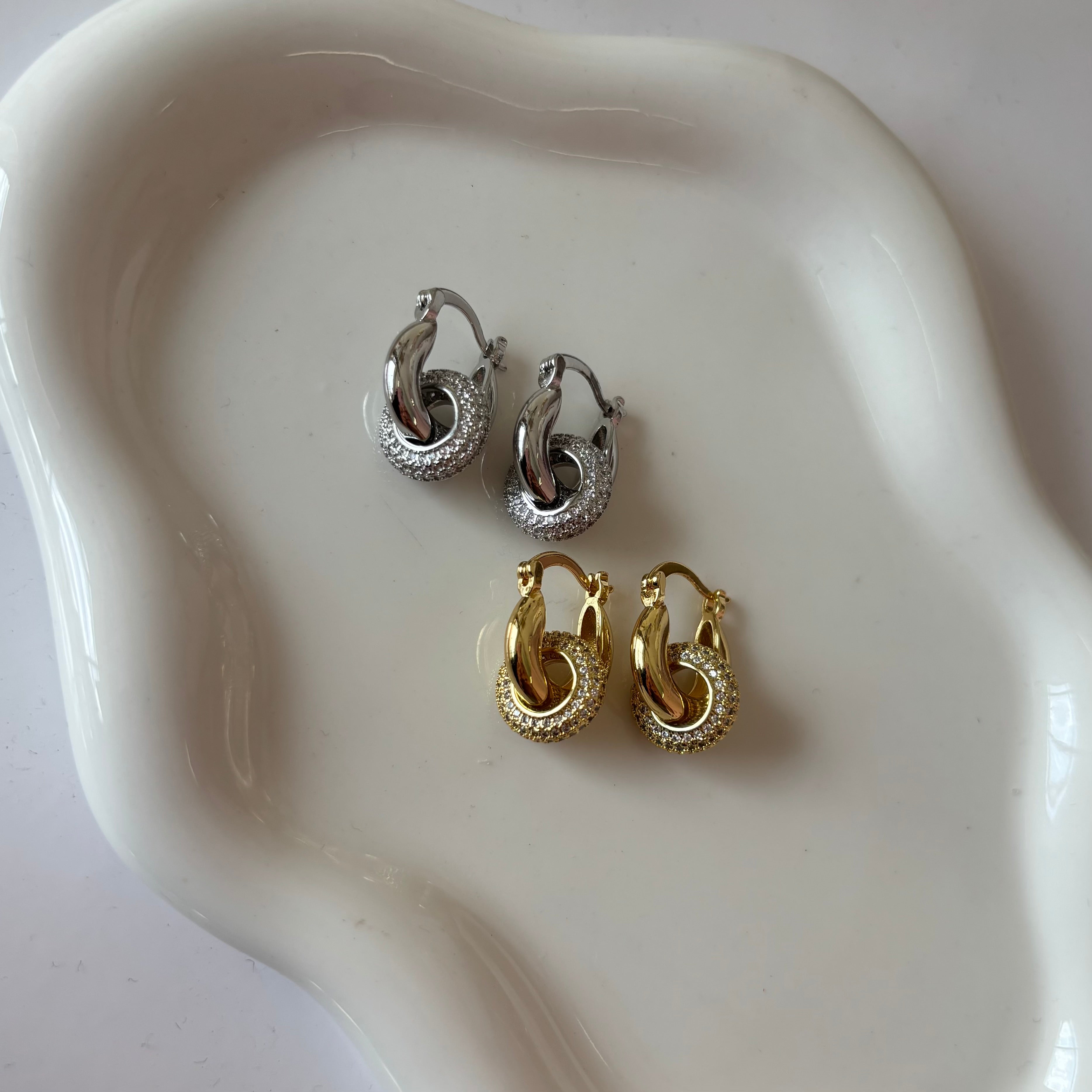 Zirconium Ring Hoops