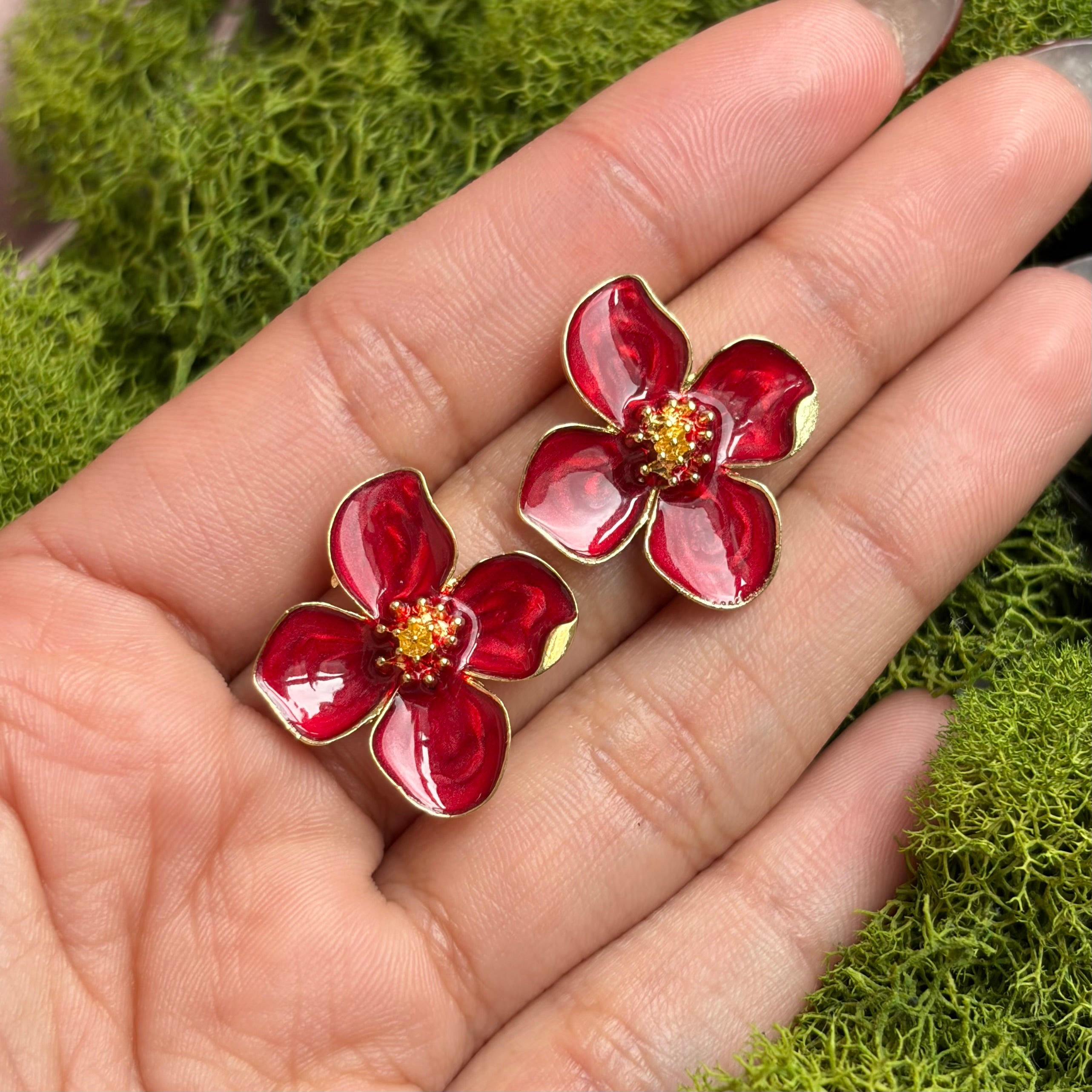 Flower Color Earrings