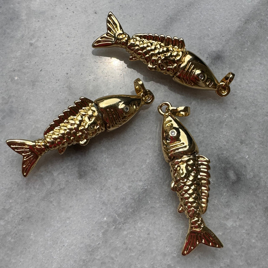 Gold Fish Charm