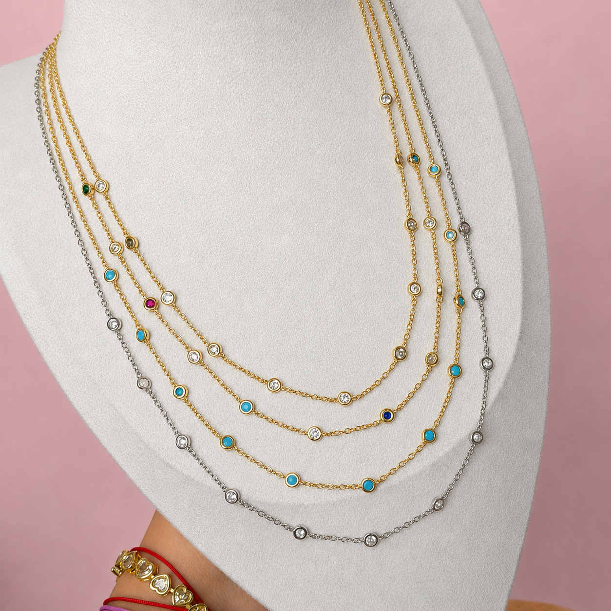 Crystal Cascade Necklace
